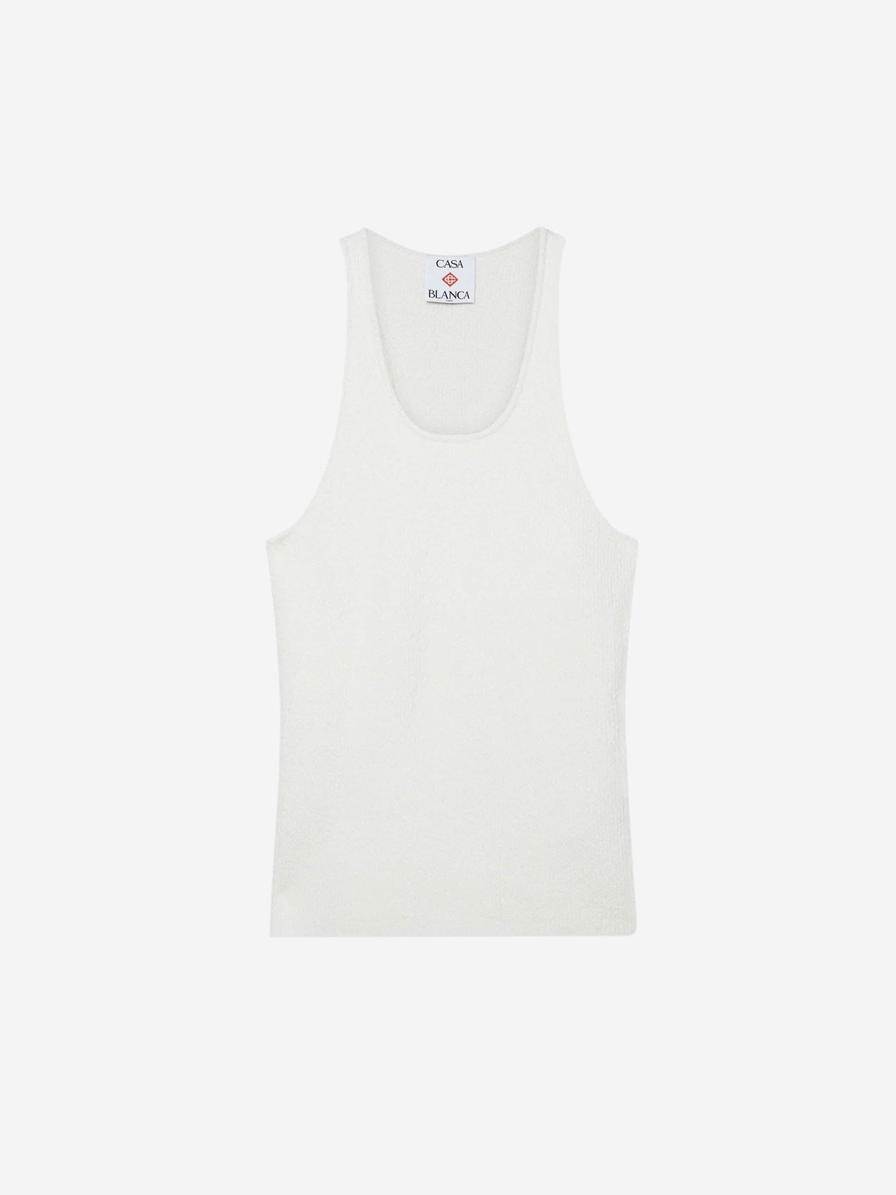 Outlet online Casablanca Hombre Camiseta Sin Mangas color Blanco sku 553-004227 01 - Foto 1