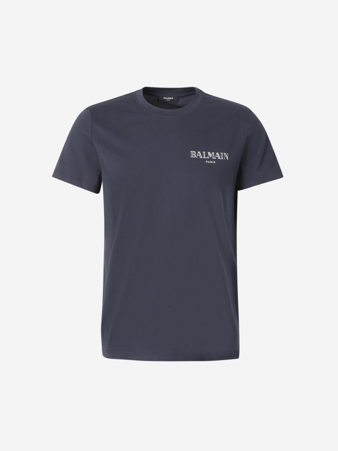 Balmain Hombre Barcelona Camiseta Logo Algodón color Azul Marino sku 553-004237 01 - Foto 1