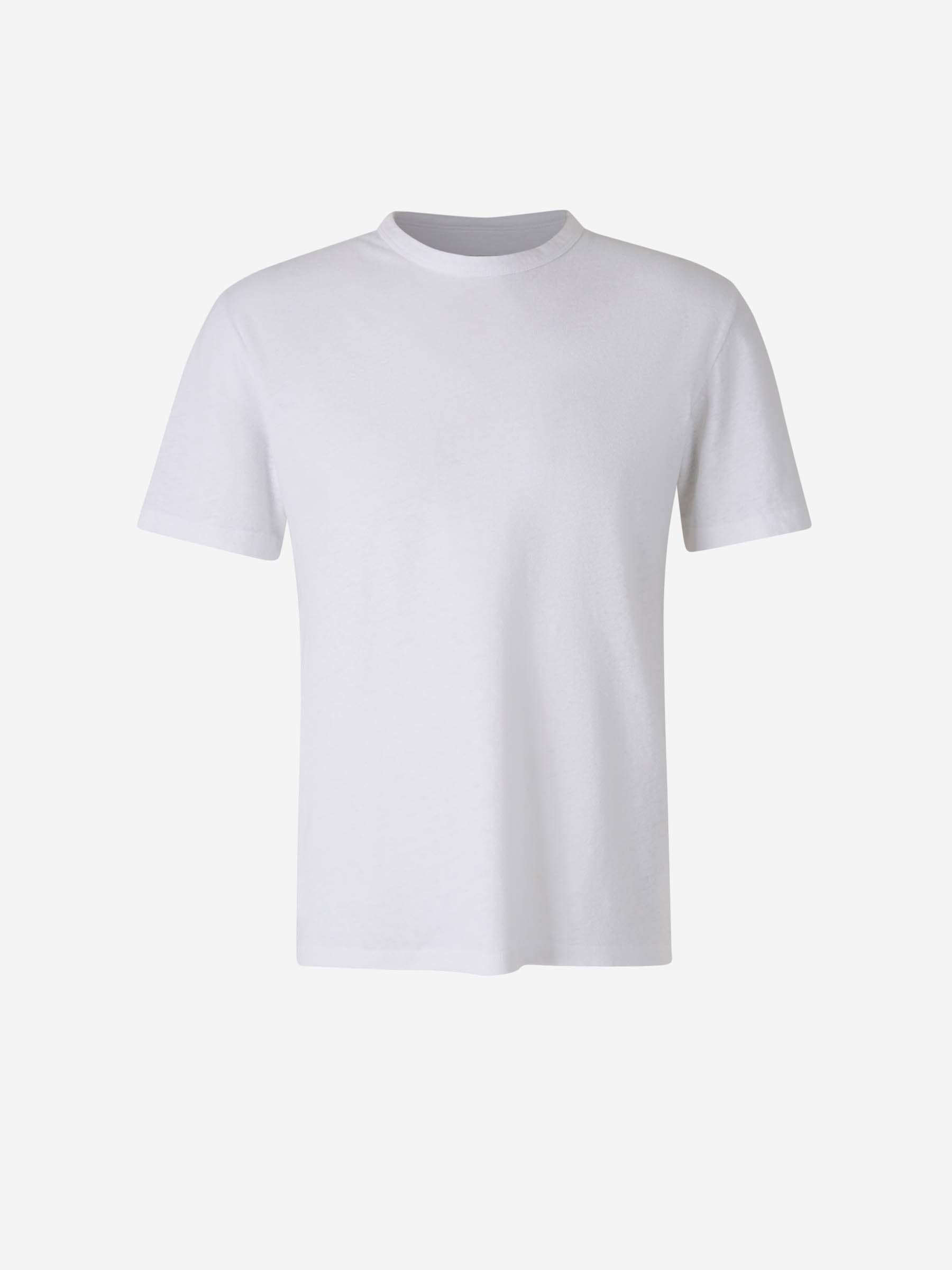 Outlet online Officine Générale Hombre Camiseta Lino Algodón color Blanco sku 553-004258 01 - Foto 1