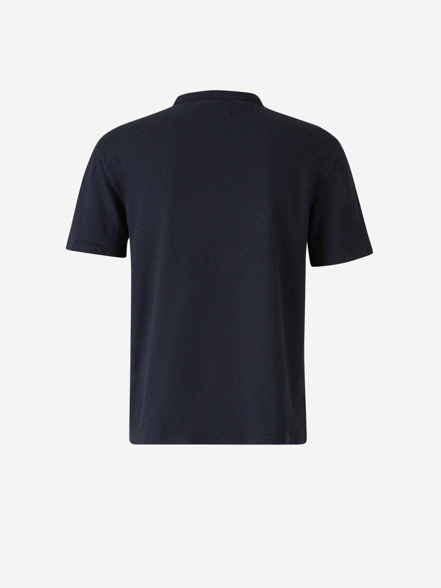 Officine Générale Hombre Barcelona Camiseta Lino Algodón color Azul Marino sku 553-004259 01 - Foto 2