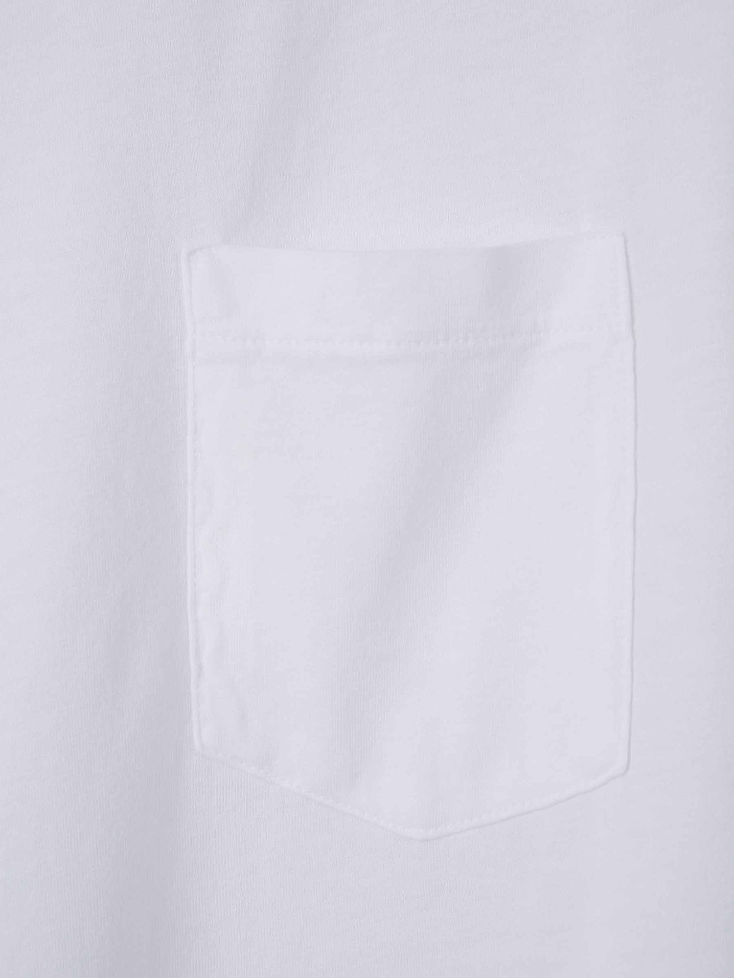 Officine Générale Hombre Barcelona Camiseta Bolsillo Algodón color Blanco sku 553-004261 01 - Foto 4