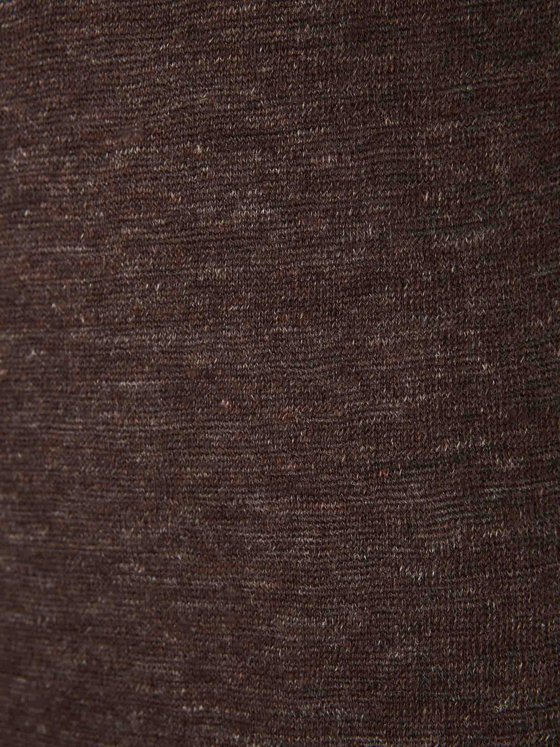 Outlet online Santa Eulalia Hombre Camiseta Punto Lino color Marrón sku 553-004262 01 - Foto 4