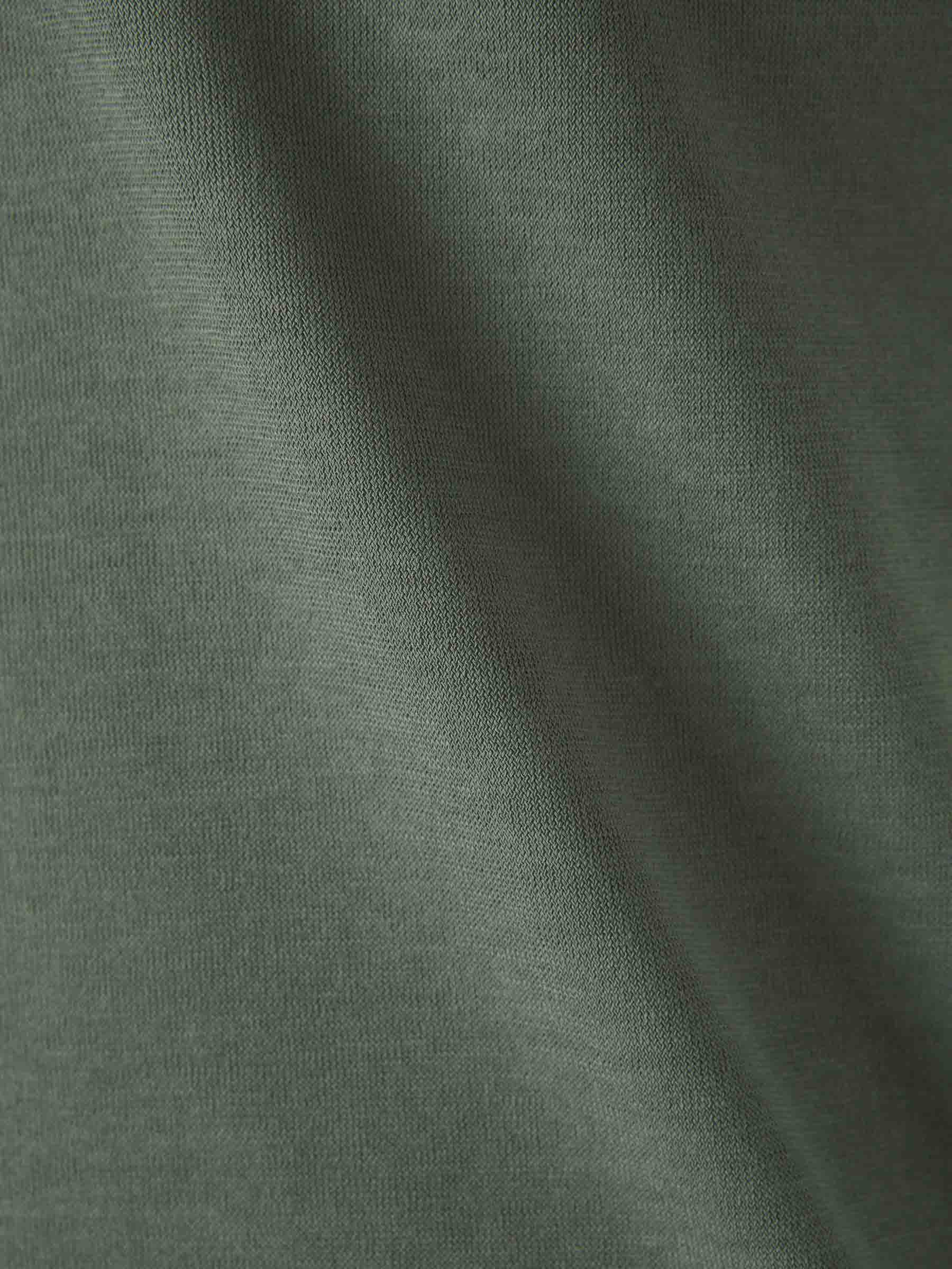 Outlet online Zanone Hombre Camiseta Lisa Algodón color Verde sku 553-004266 05 - Foto 4