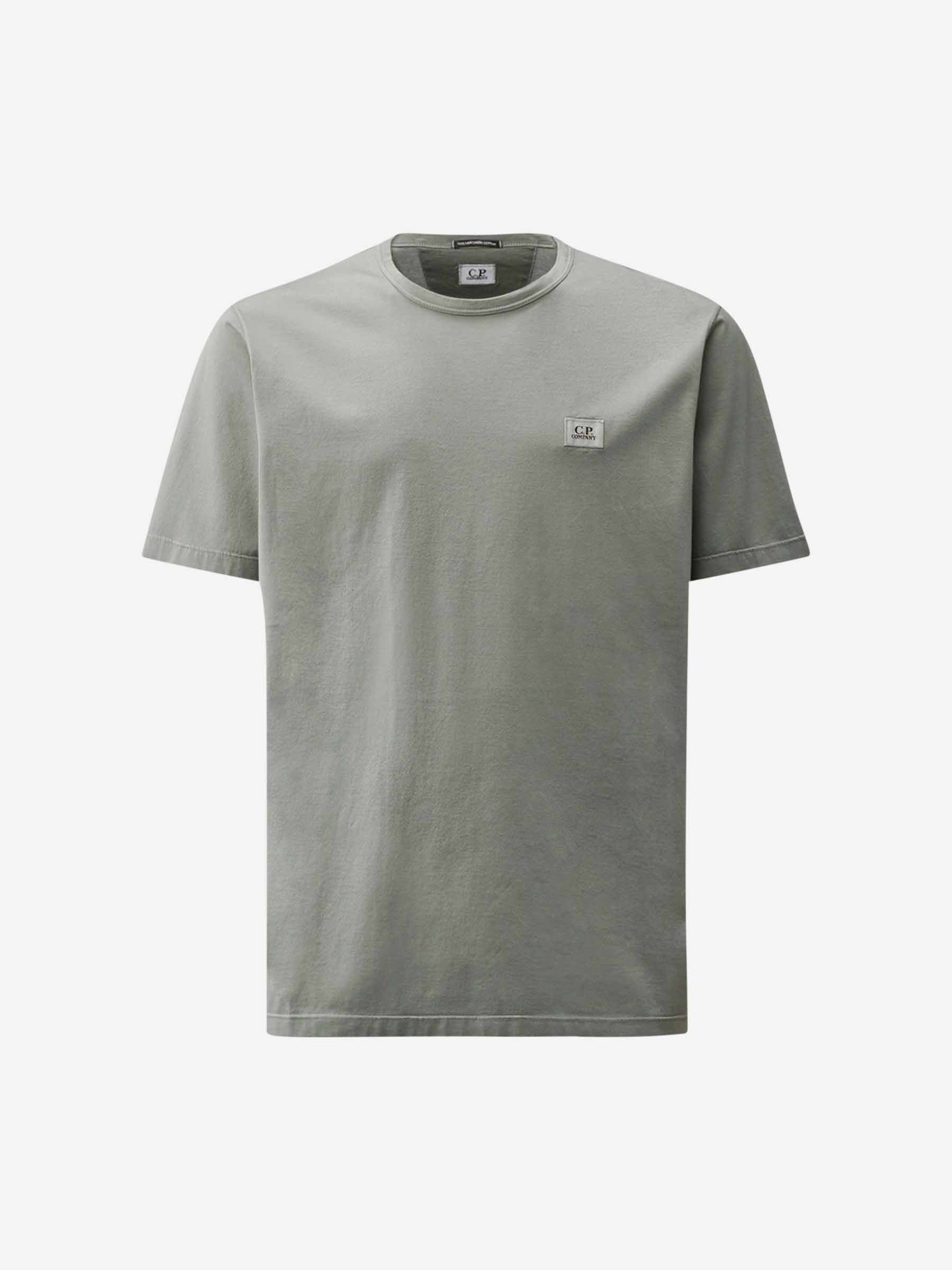 Outlet online C.P. Company Hombre Camiseta Logo Algodón color Azul Celeste sku 553-004270 01 - Foto 1