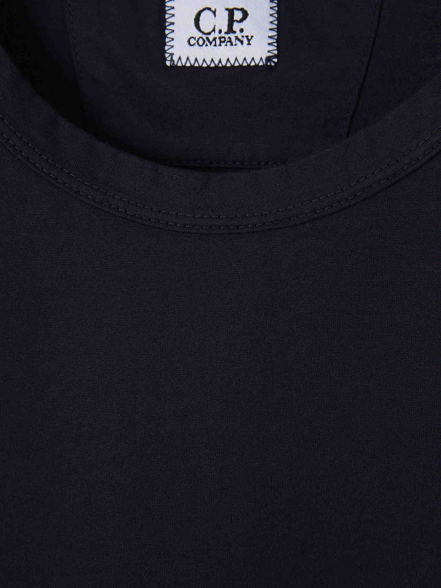 C.P. Company Hombre Barcelona Camiseta Logo Algodón color Azul Noche sku 553-004270 03 - Foto 3