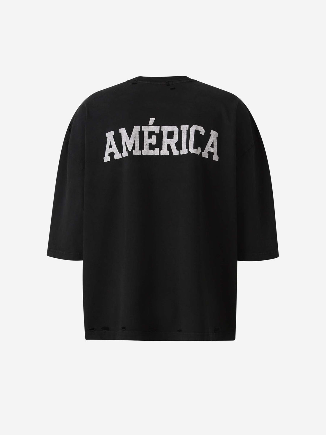 Willy Chavarria Hombre Barcelona Camiseta América Algodón color Negro sku 553-004295 01 - Foto 2