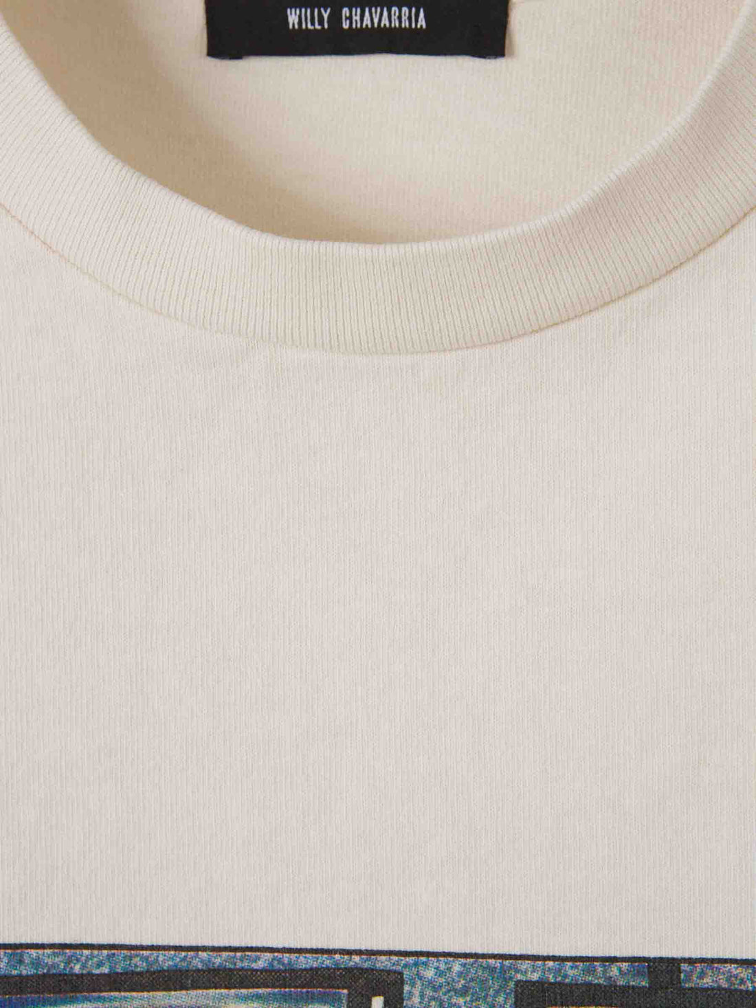 Willy Chavarria Hombre Barcelona Camiseta Estampado Algodón color Beige sku 553-004297 01 - Foto 3