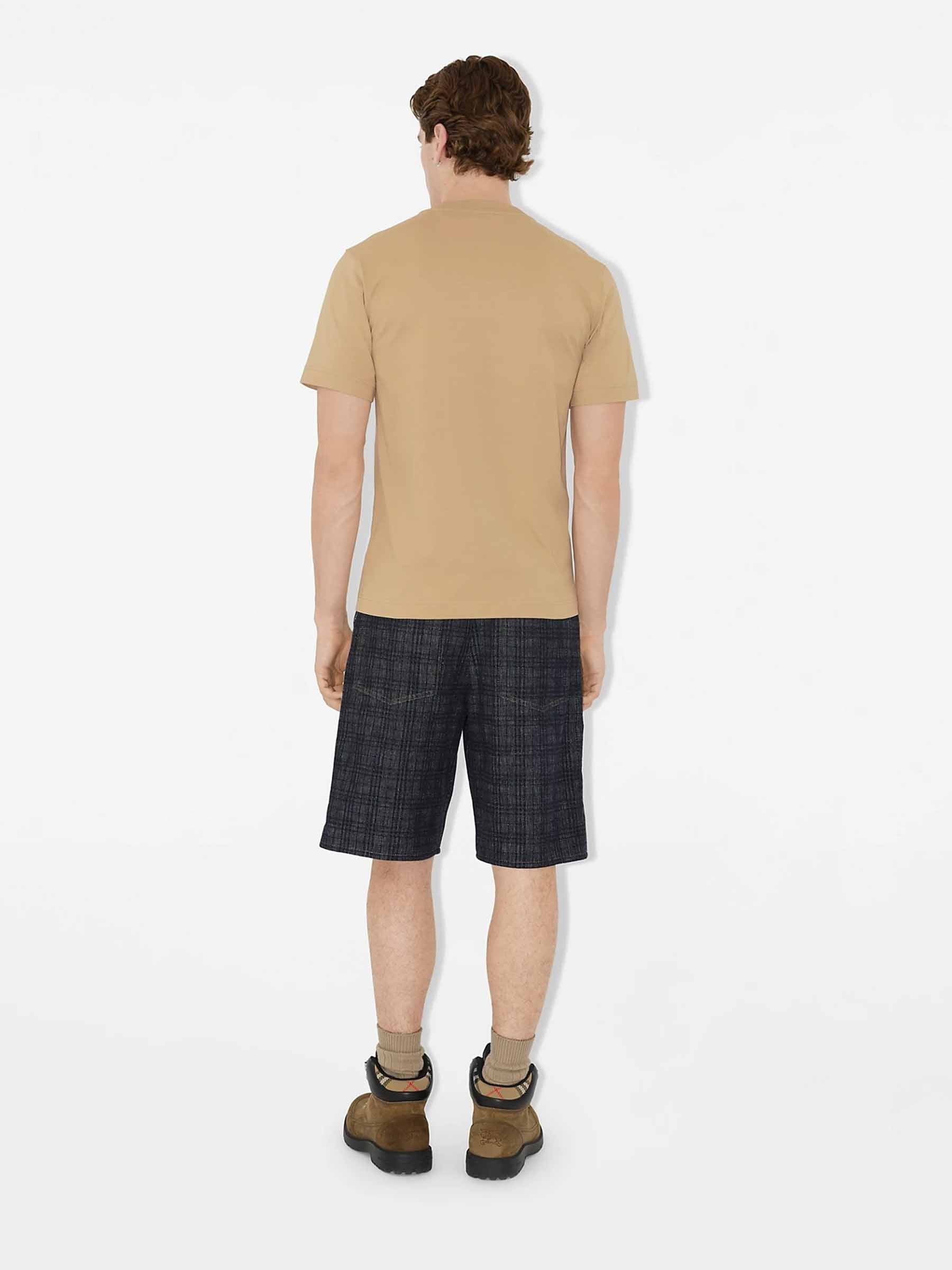 Outlet online Burberry Hombre Camiseta Estampado Algodón color Camel sku 553-004303 01 - Foto 3