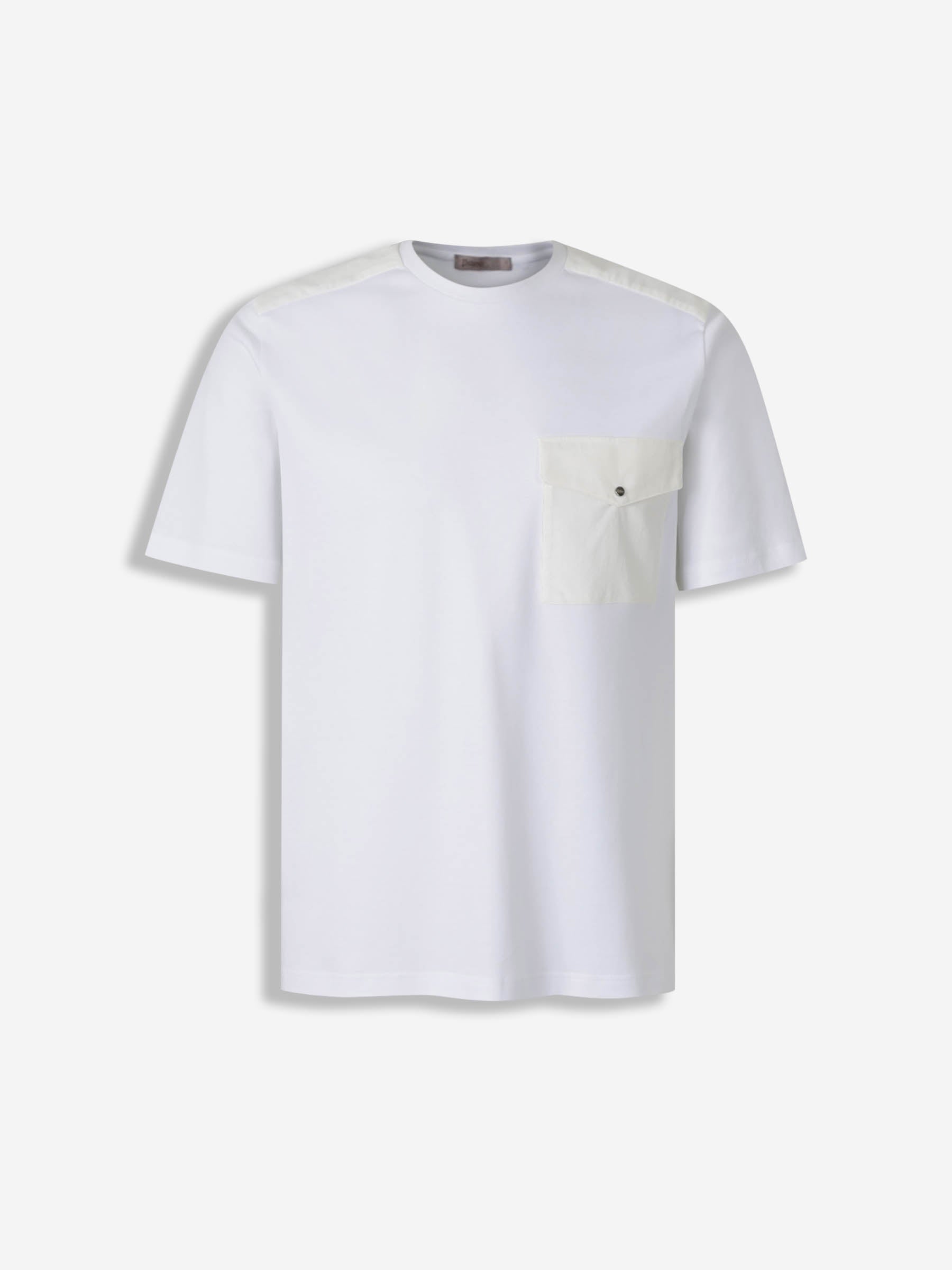 Outlet online Herno Hombre Camiseta con Bolsillo color Blanco sku 553-004310 01 - Foto 1