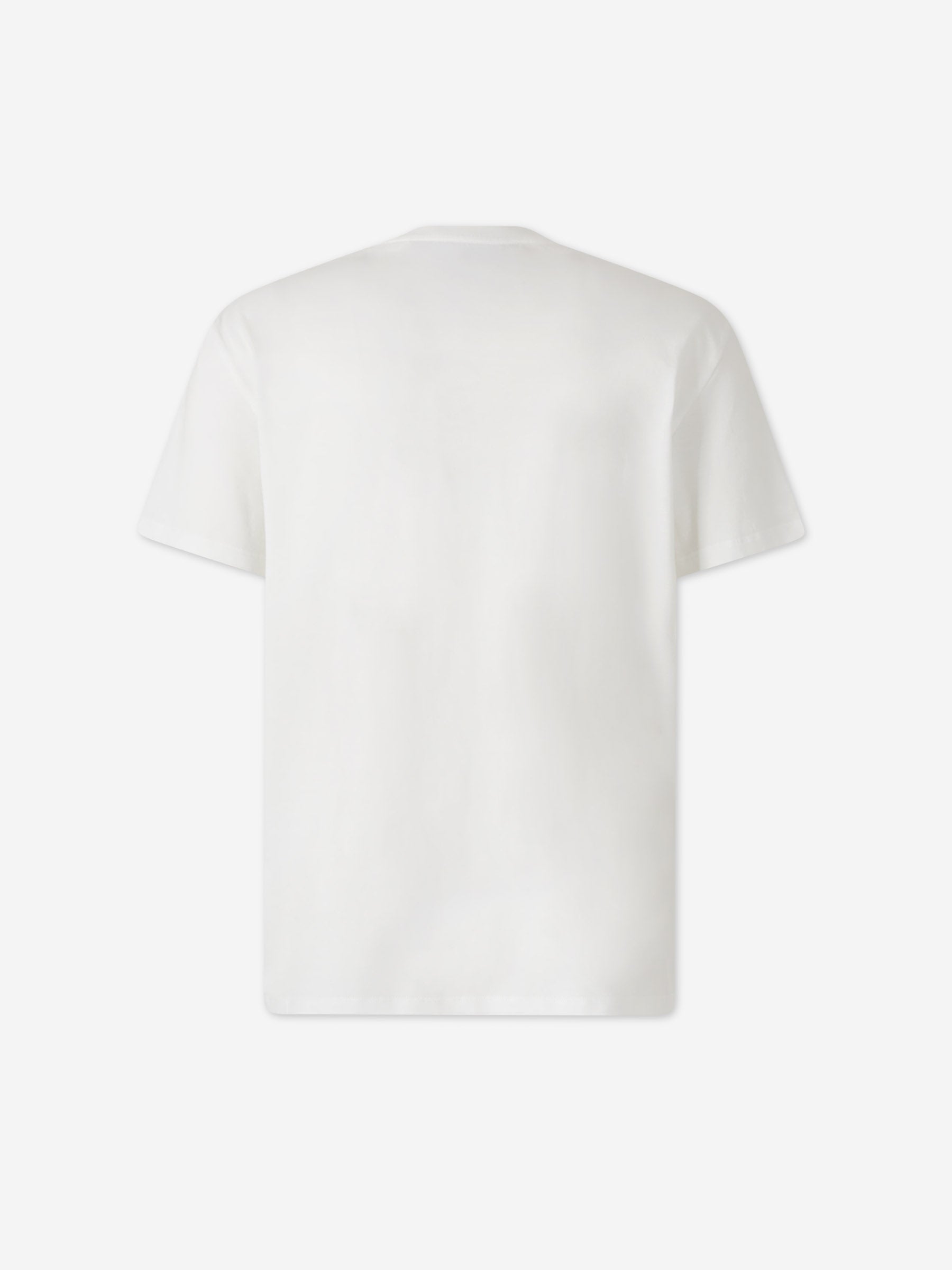 Valentino Hombre Barcelona Camiseta con logo bordado color Blanco sku 553-004324 02 - Foto 2