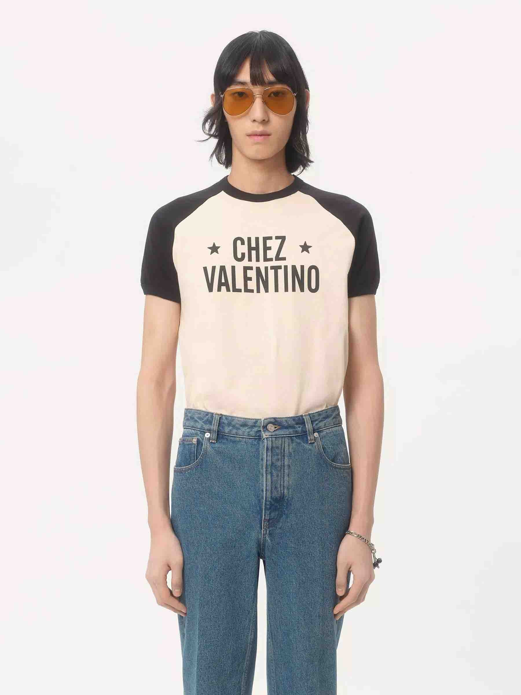Outlet online Valentino Hombre Camiseta Algodón Estampado color Beige sku 553-004325 01 - Foto 2