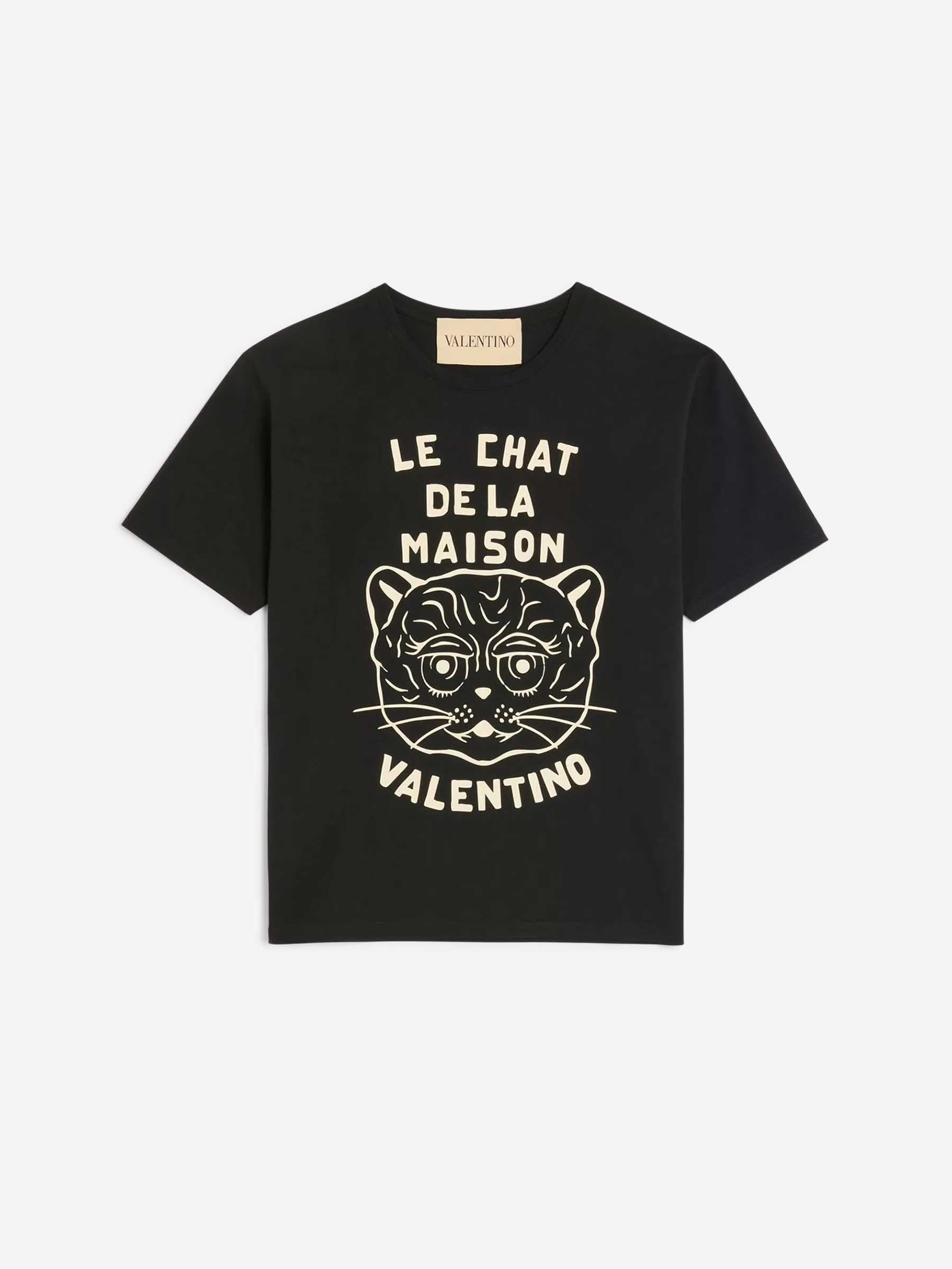 Outlet online Valentino Hombre Camiseta Estampado Algodón color Negro sku 553-004327 01 - Foto 1