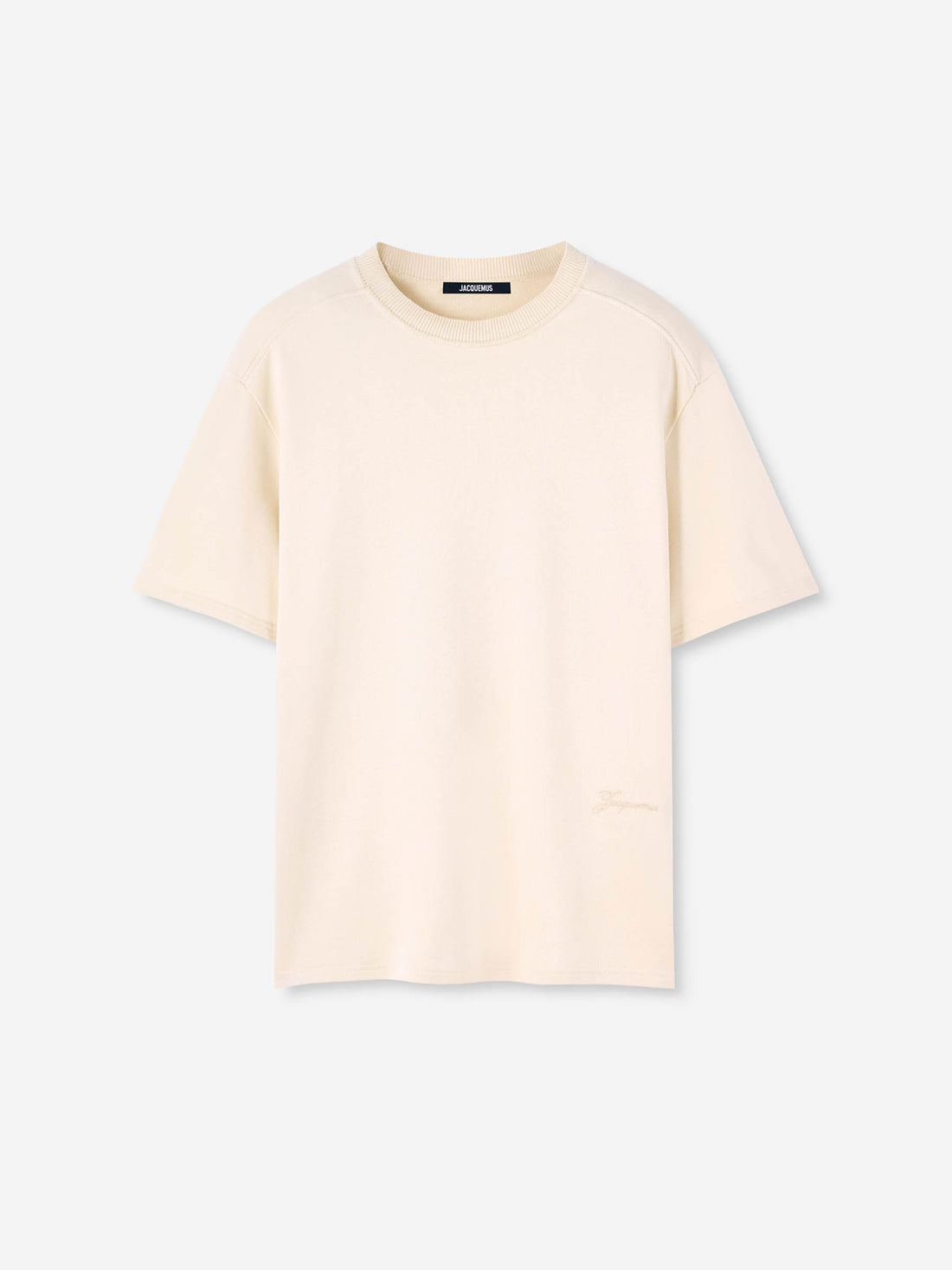 Outlet online Jacquemus Hombre Camiseta Cuello Redondo color Beige sku 553-004335 01 - Foto 1