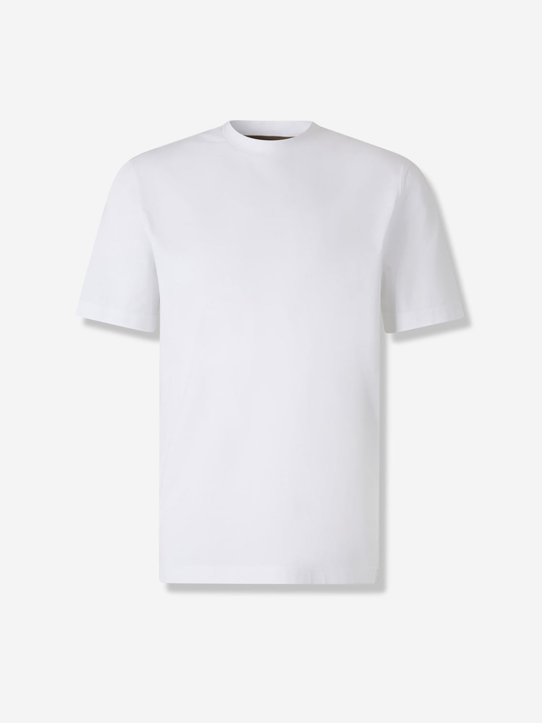 Outlet online Brioni Hombre Camiseta Algodón color Blanco sku 553-004362 02 - Foto 1