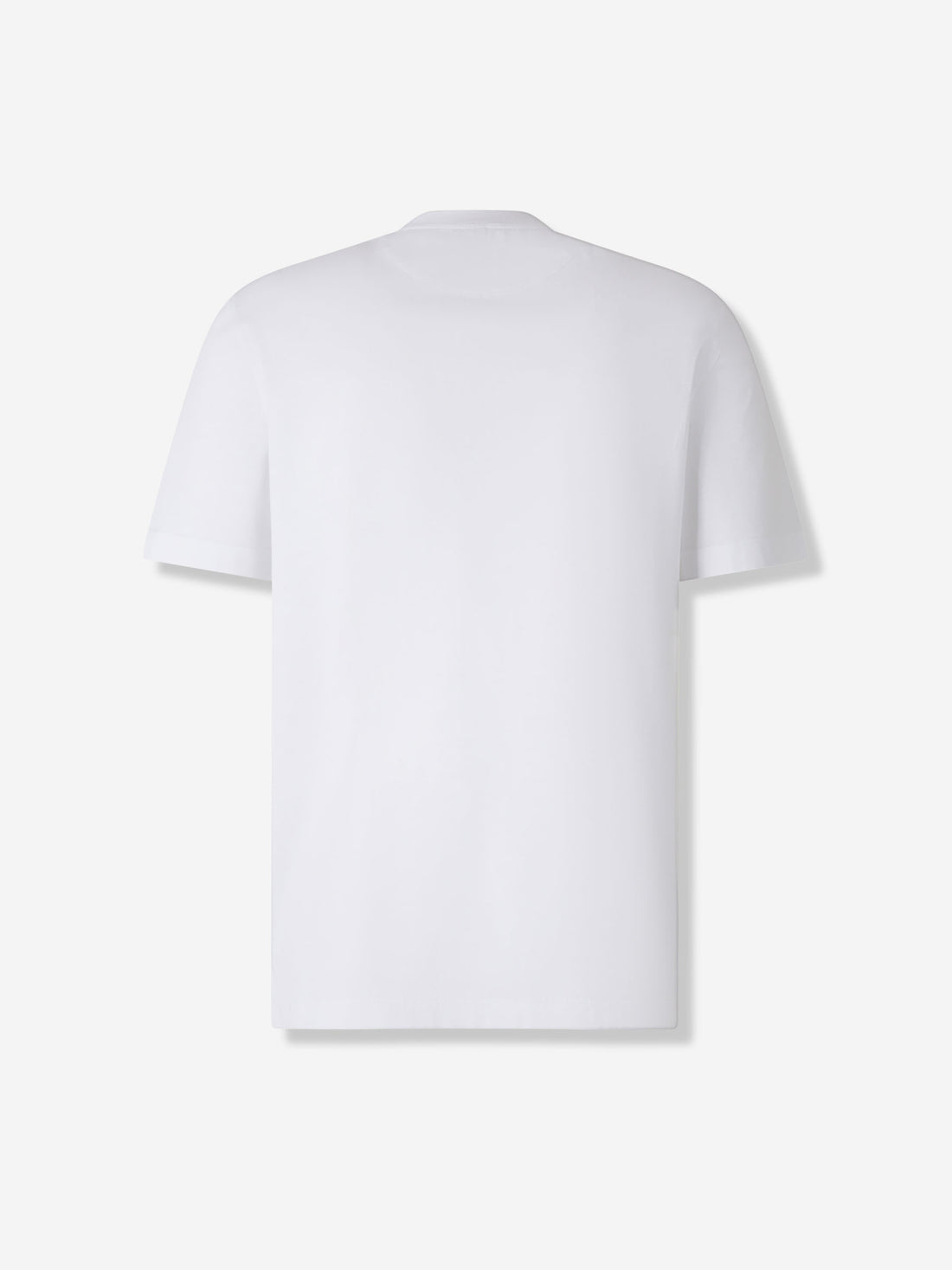 Outlet online Brioni Hombre Camiseta Algodón color Blanco sku 553-004362 02 - Foto 2