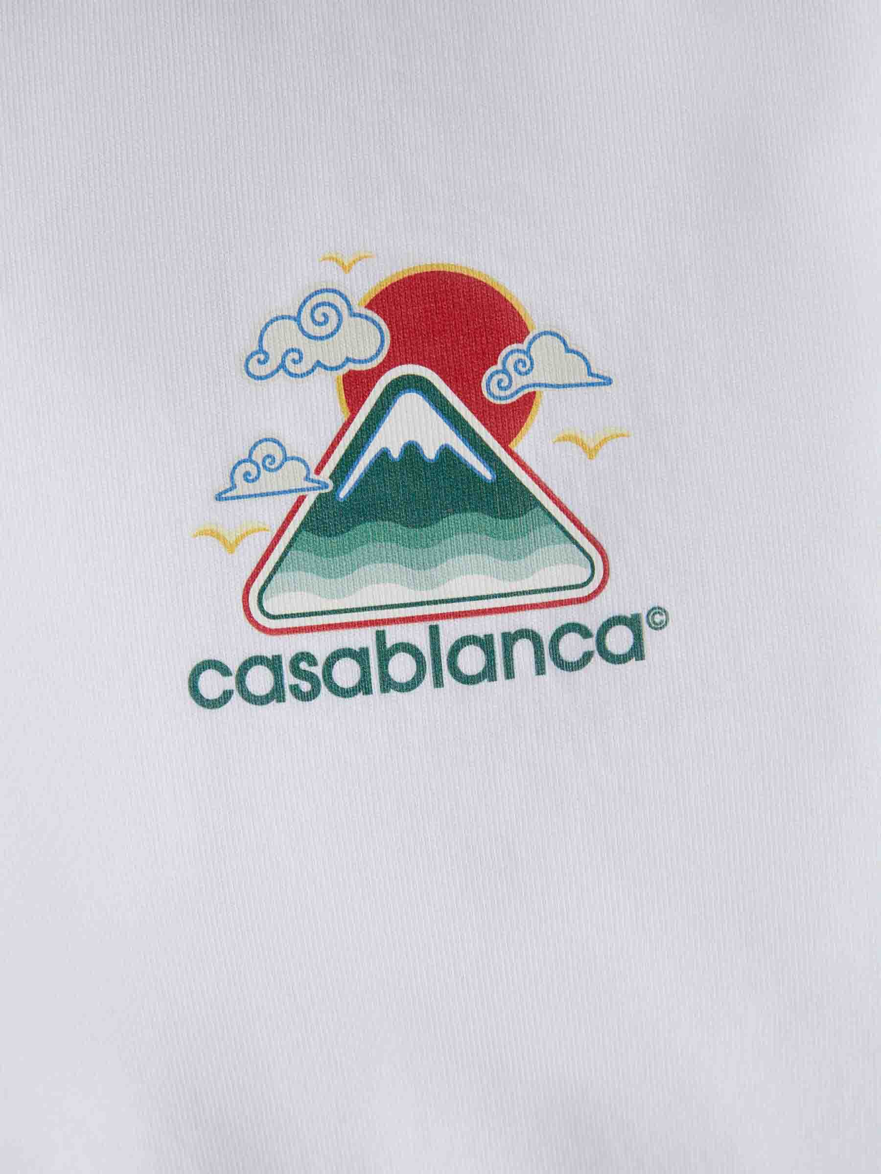 Outlet online Casablanca Hombre Camiseta Montagne Ondulée color Blanco sku 553-004363 01 - Foto 4