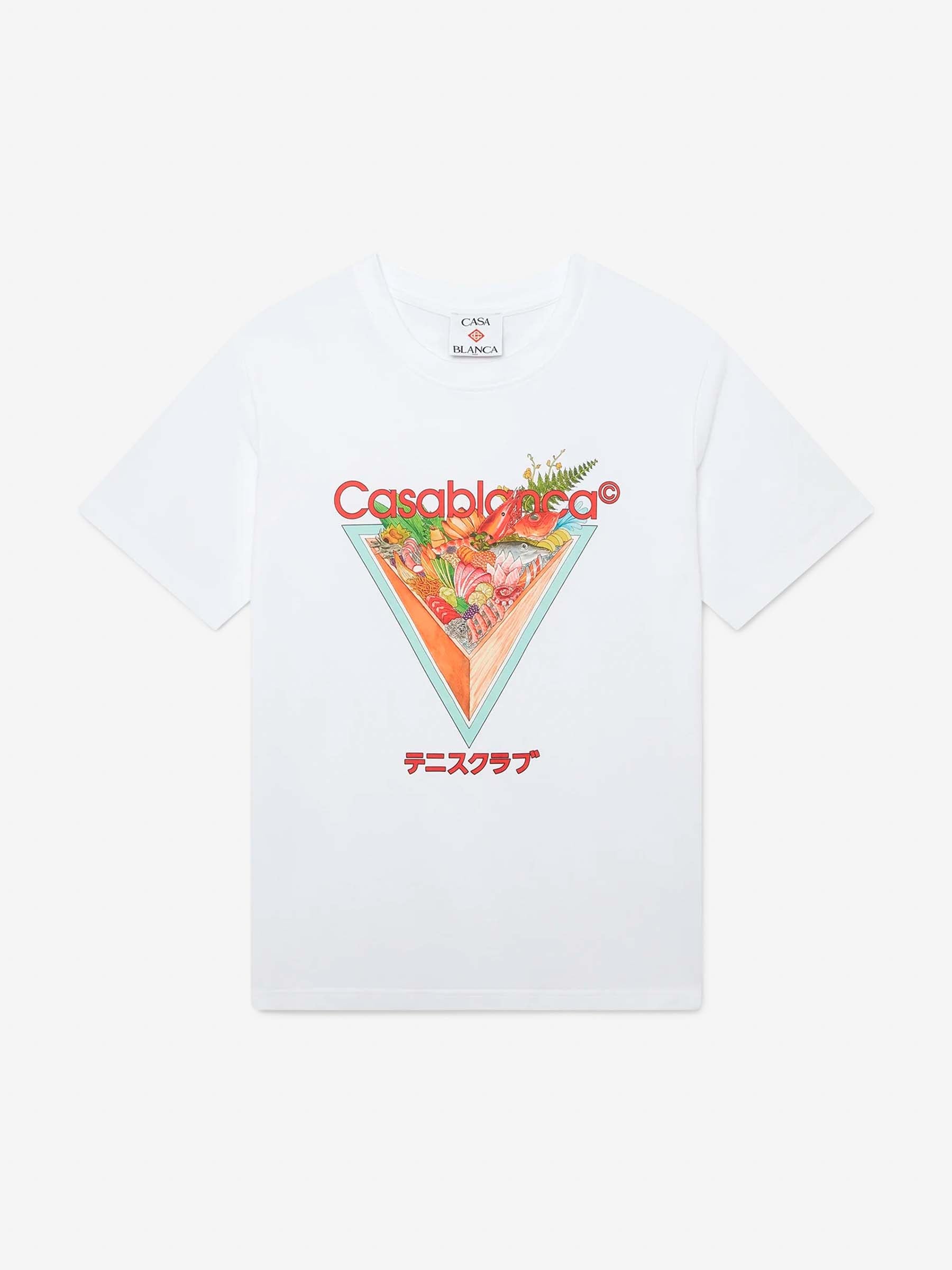 Outlet online Casablanca Hombre Camiseta Gráfica Algodón color Blanco sku 553-004373 01 - Foto 1