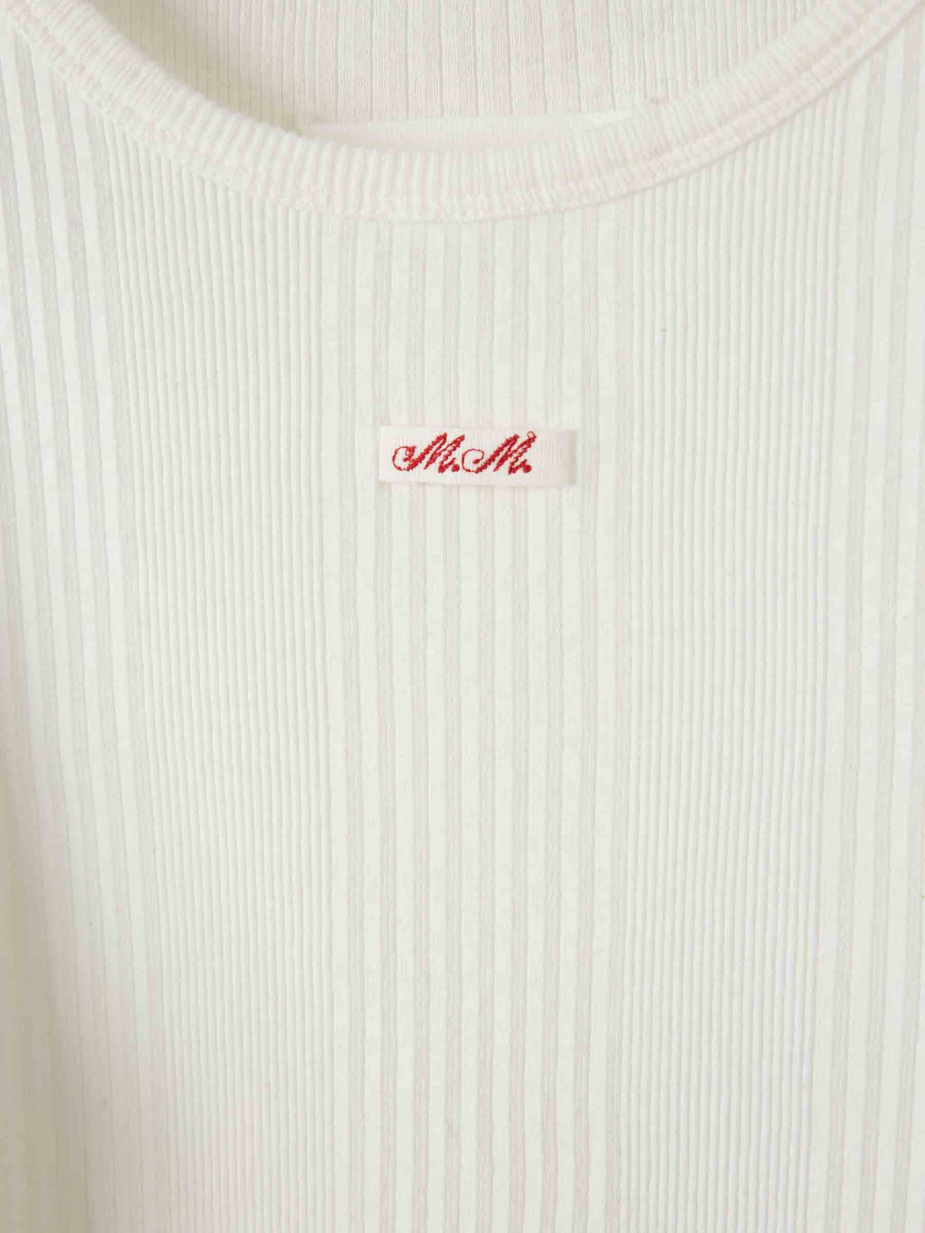 Outlet online Maison Margiela Hombre Camiseta Cuello Redondo color Blanco sku 553-004378 01 - Foto 3