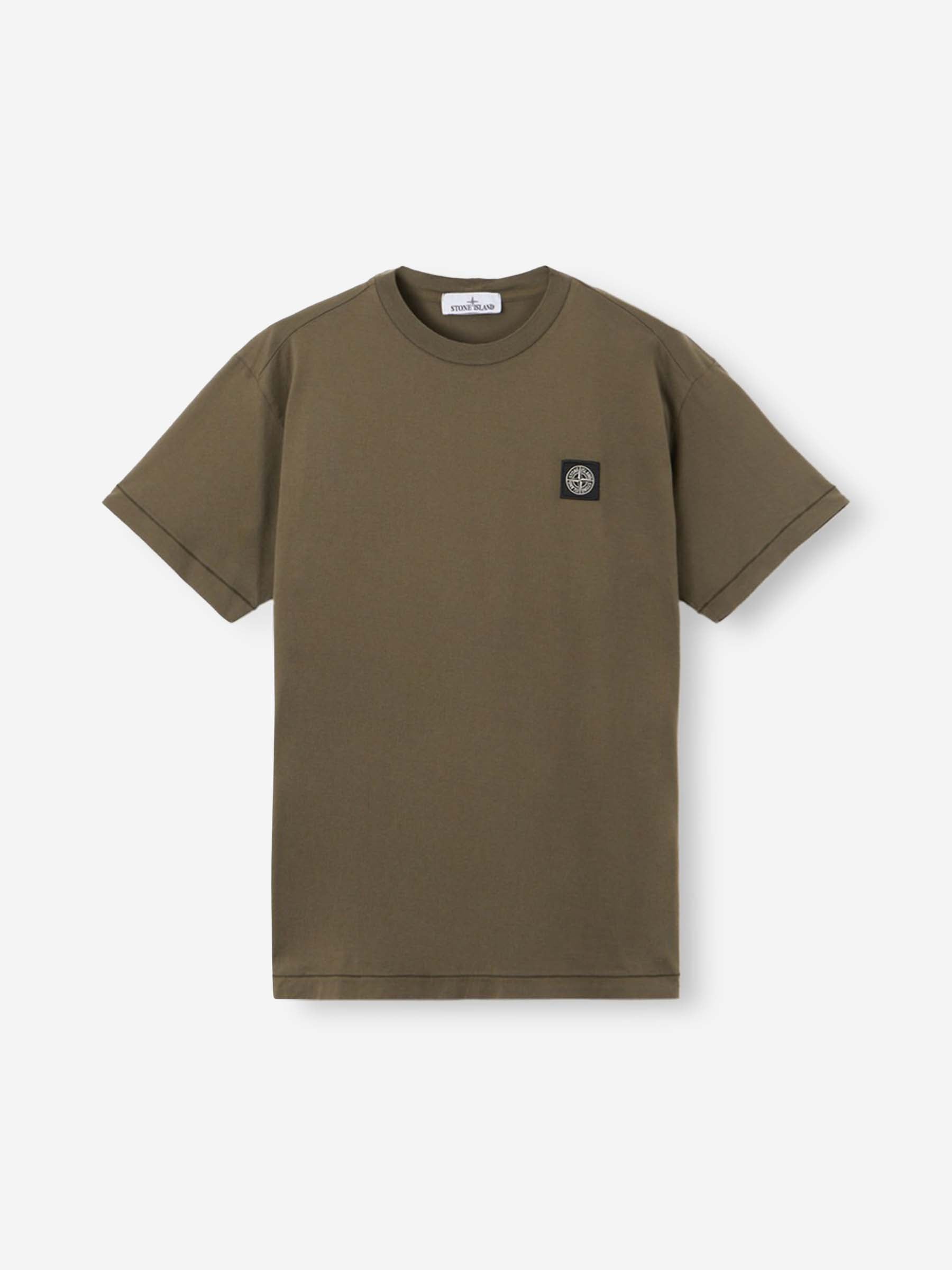 Outlet online Stone Island Hombre Camiseta Manga Corta color Verde Militar sku 553-004390 03 - Foto 1