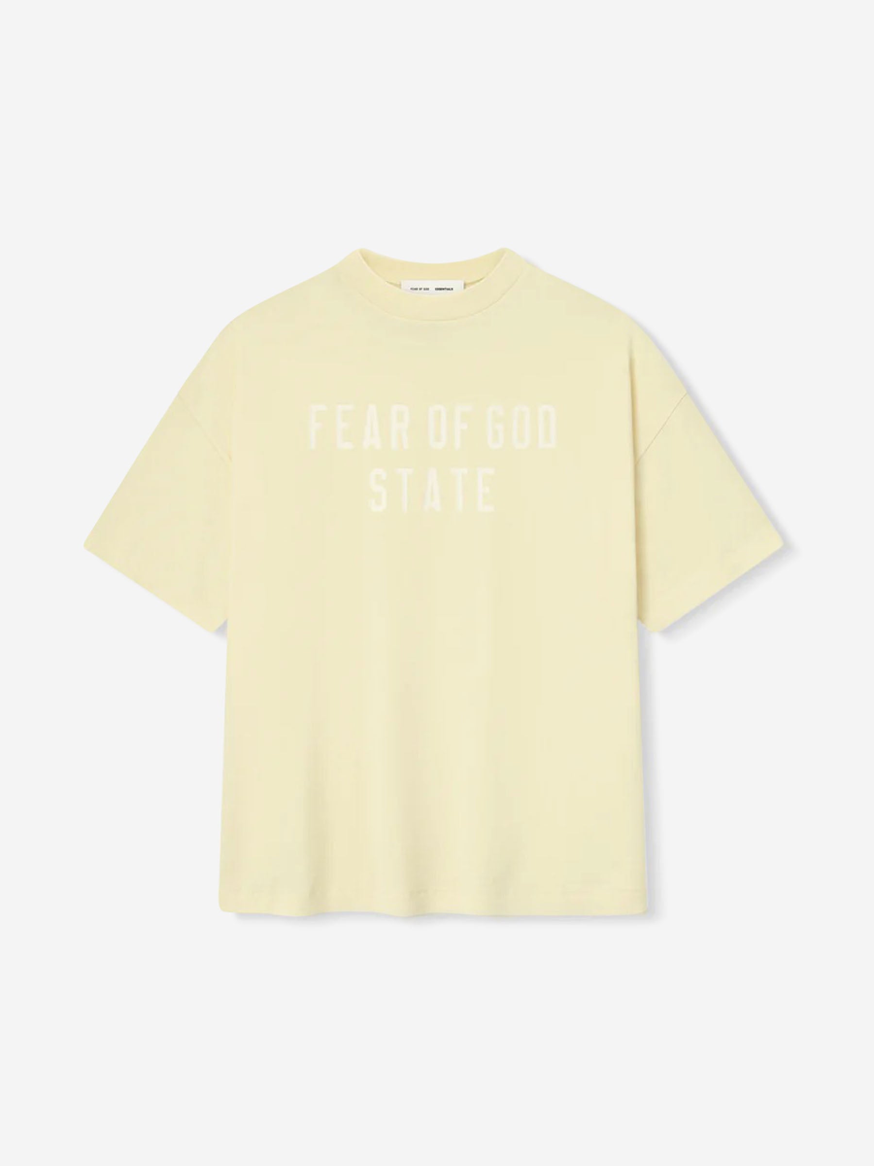 Outlet online Fear of God Essentials Hombre Camiseta Cuello Redondo color Amarillo sku 553-004406 01 - Foto 1