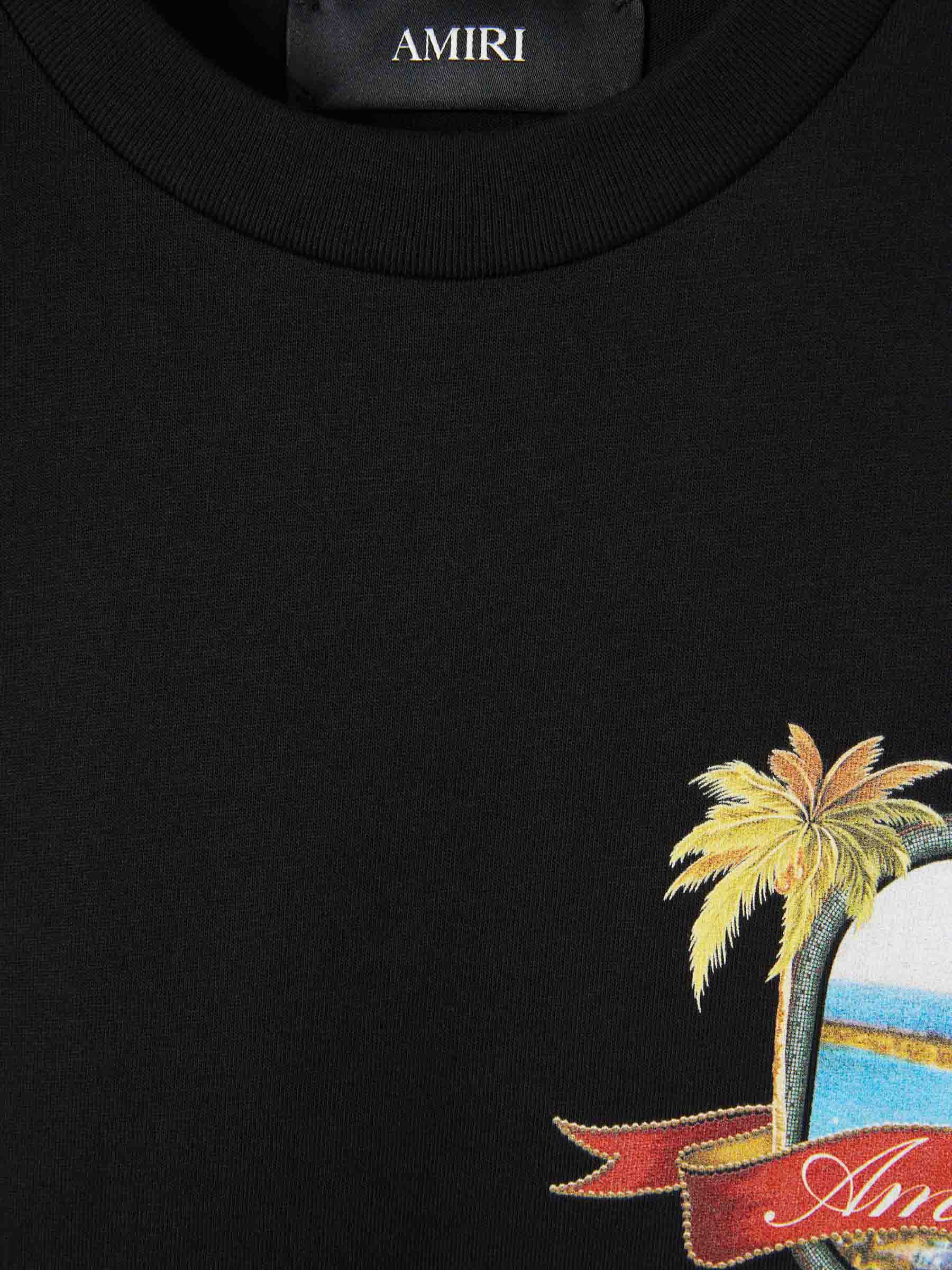 Outlet online Amiri Hombre Camiseta MA Paradise color Negro sku 553-004417 01 - Foto 3