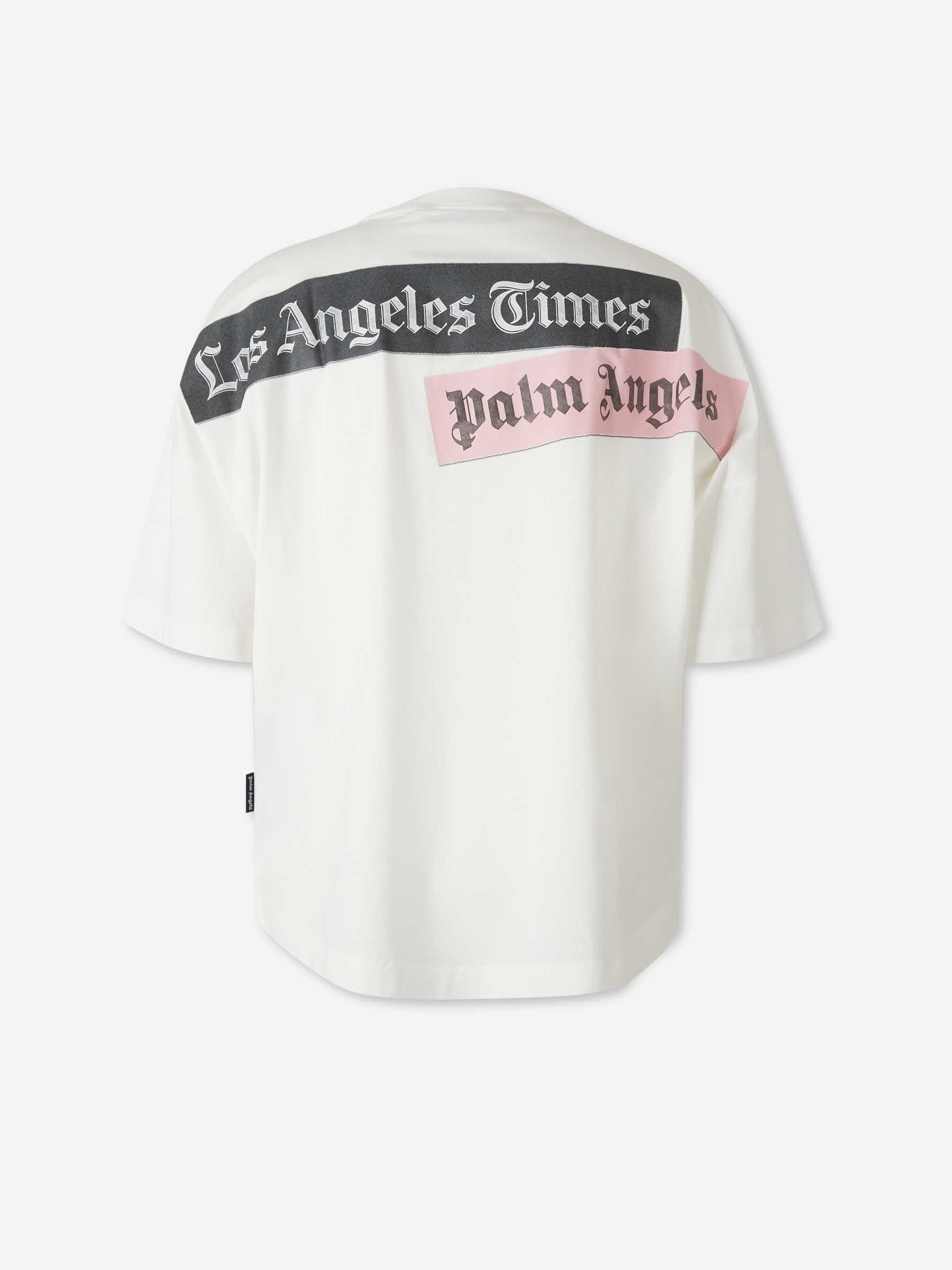 Outlet online Palm Angels Hombre Camiseta Estampada color Blanco sku 553-004428 01 - Foto 2