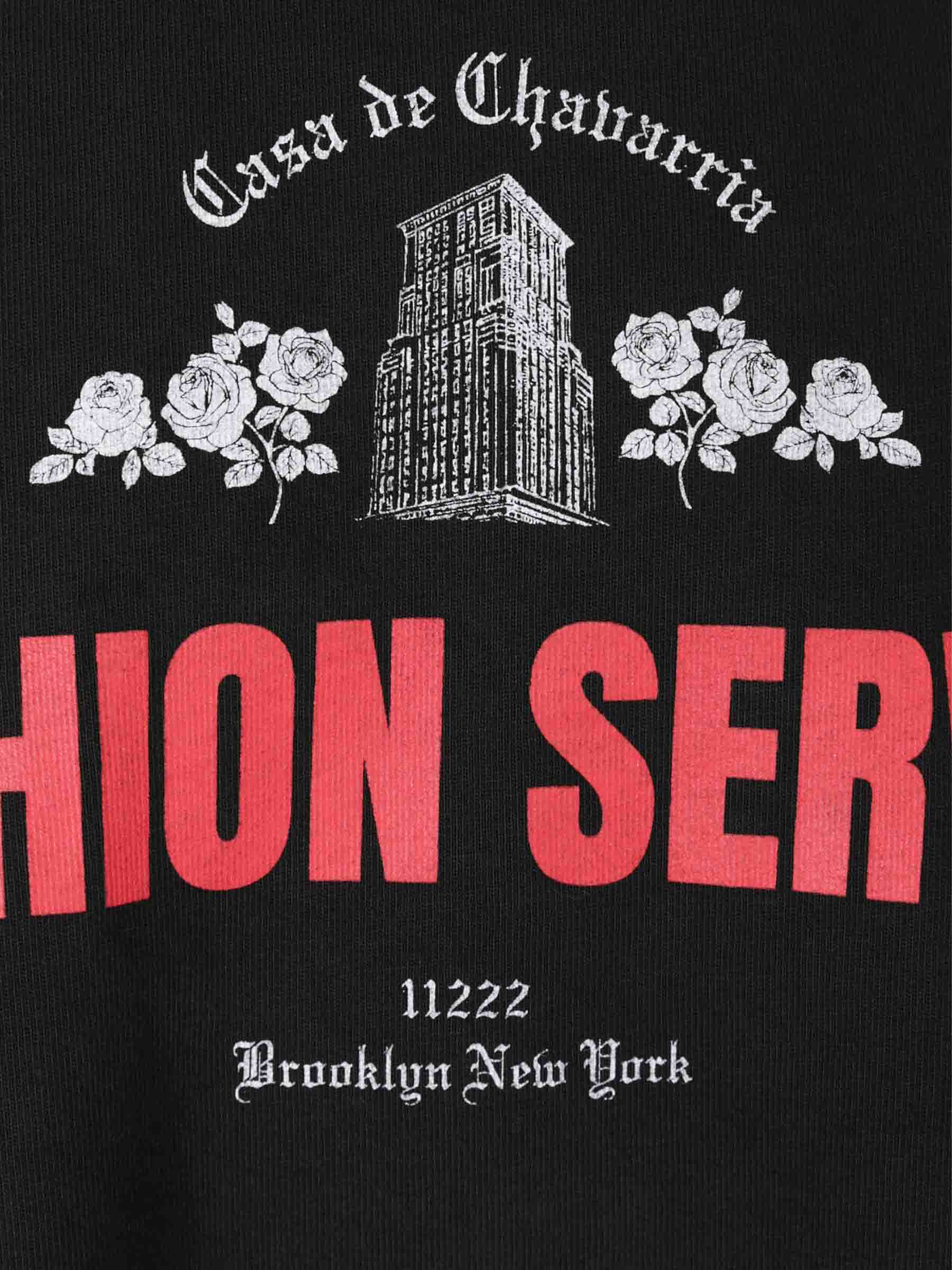 Outlet online Willy Chavarria Hombre Camiseta Oversize Buffalo color Negro sku 553-004452 01 - Foto 3