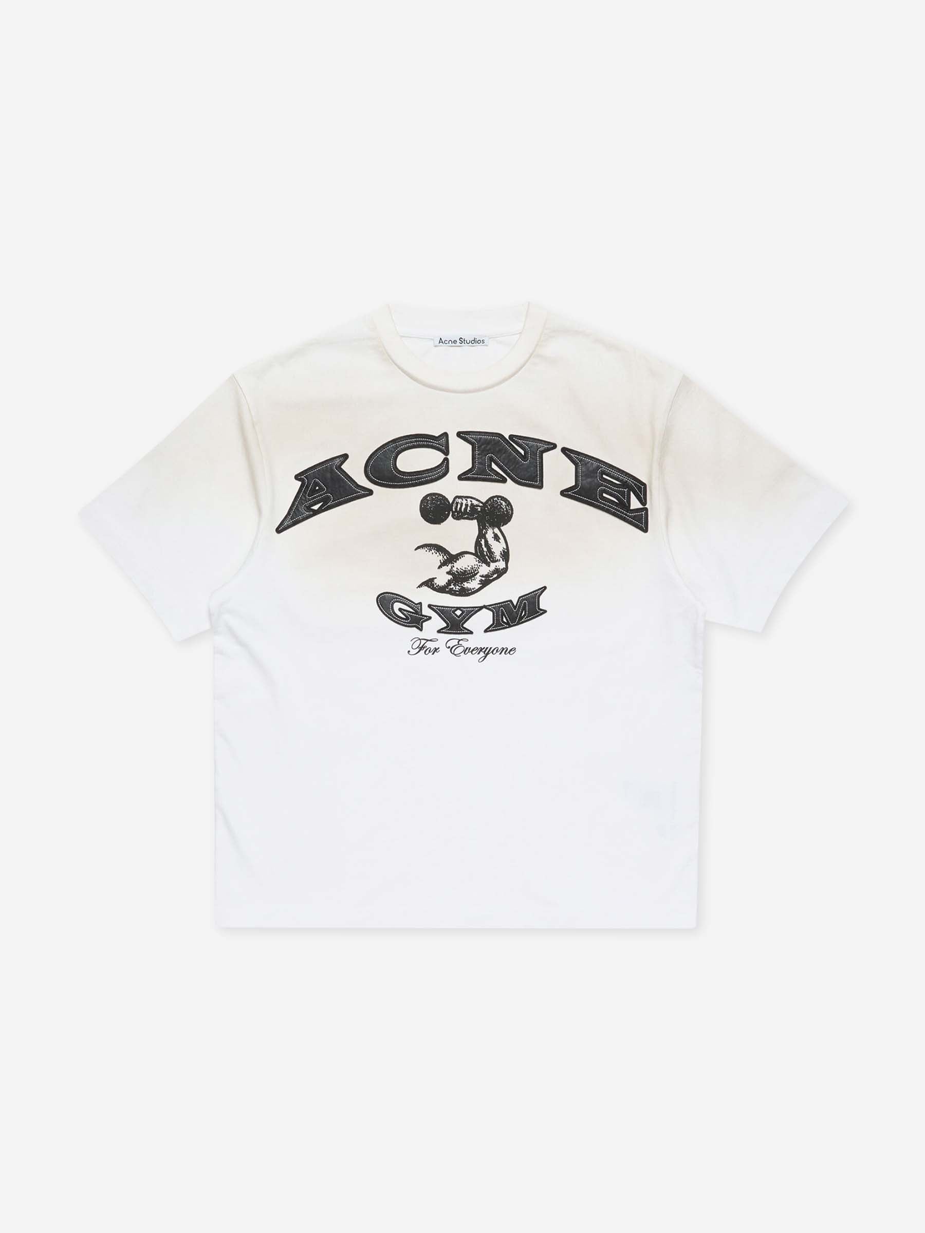 Outlet online Acne Studios Hombre Camiseta Cuello redondo color Blanco sku 553-004478 01 - Foto 1
