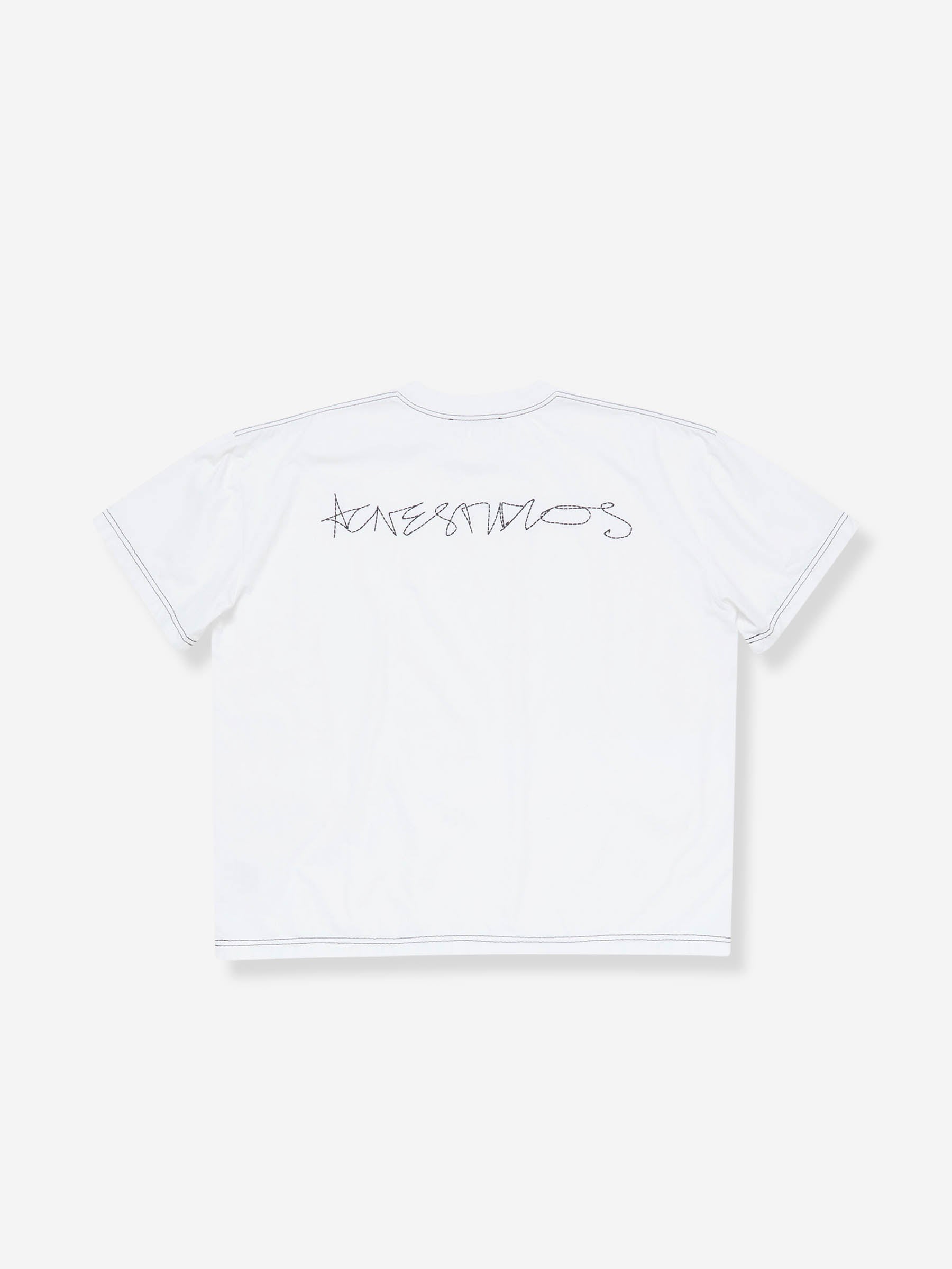 Outlet online Acne Studios Hombre Camiseta Logo color Blanco sku 553-004483 02 - Foto 1