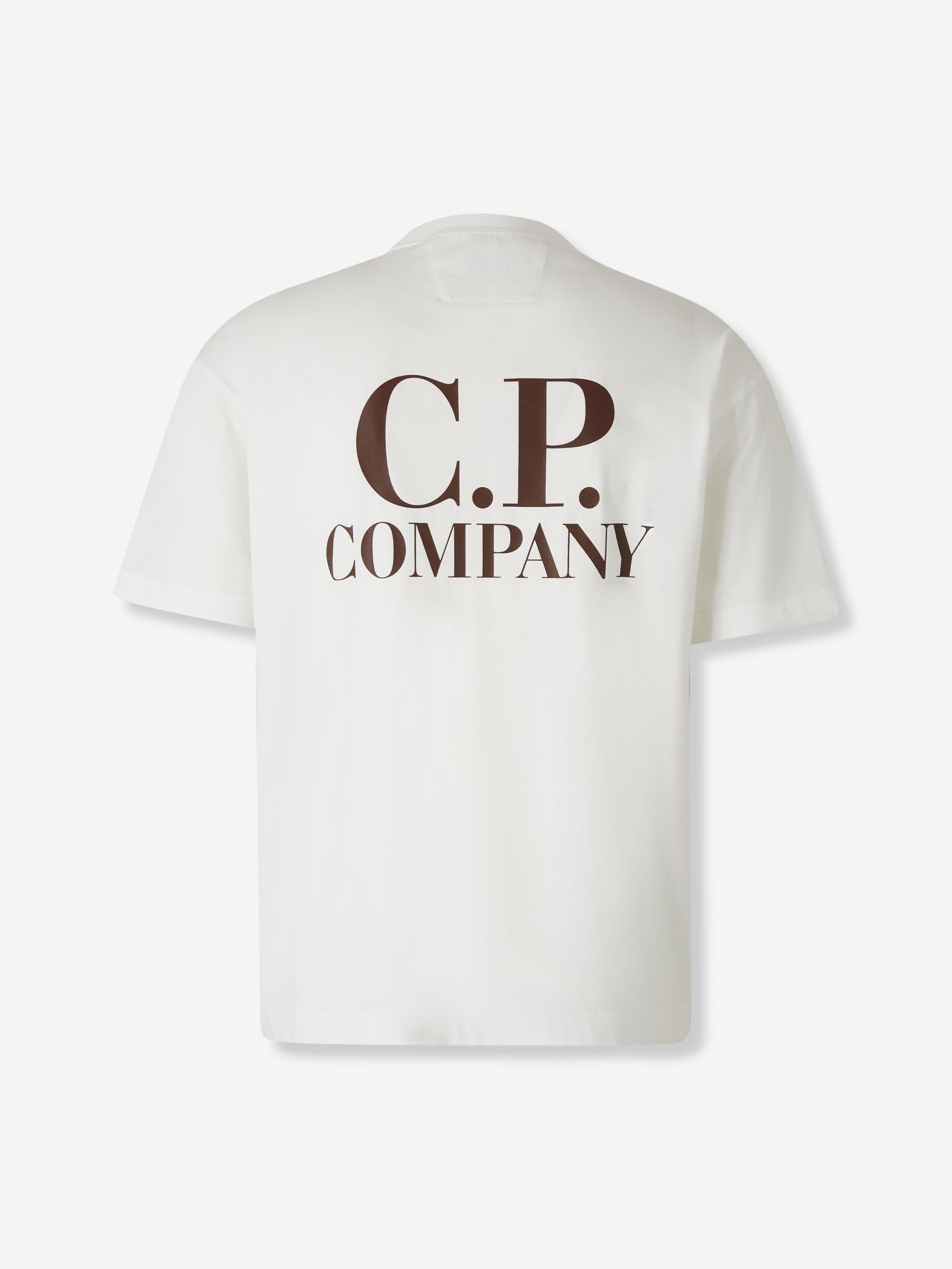 Outlet online C.P. Company Hombre Camiseta Cuello Redondo color Blanco sku 553-004491 01 - Foto 2