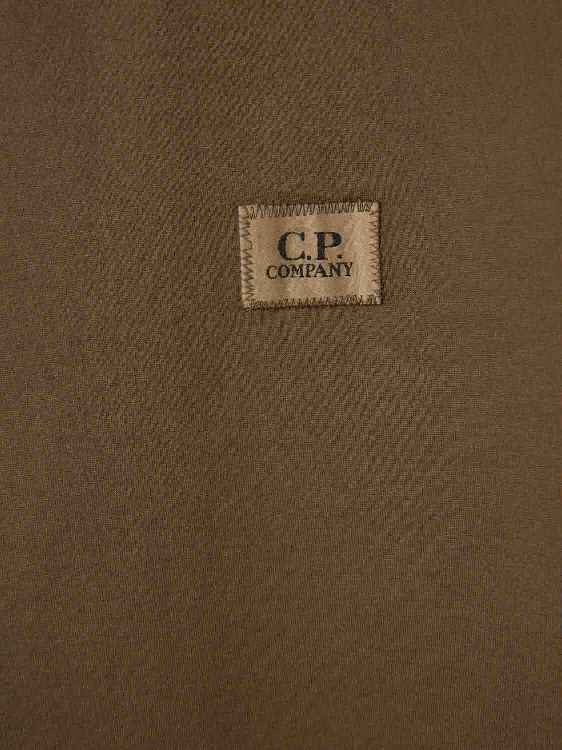 Outlet online C.P. Company Hombre Camiseta Cuello Redondo color Verde Militar sku 553-004492 01 - Foto 3