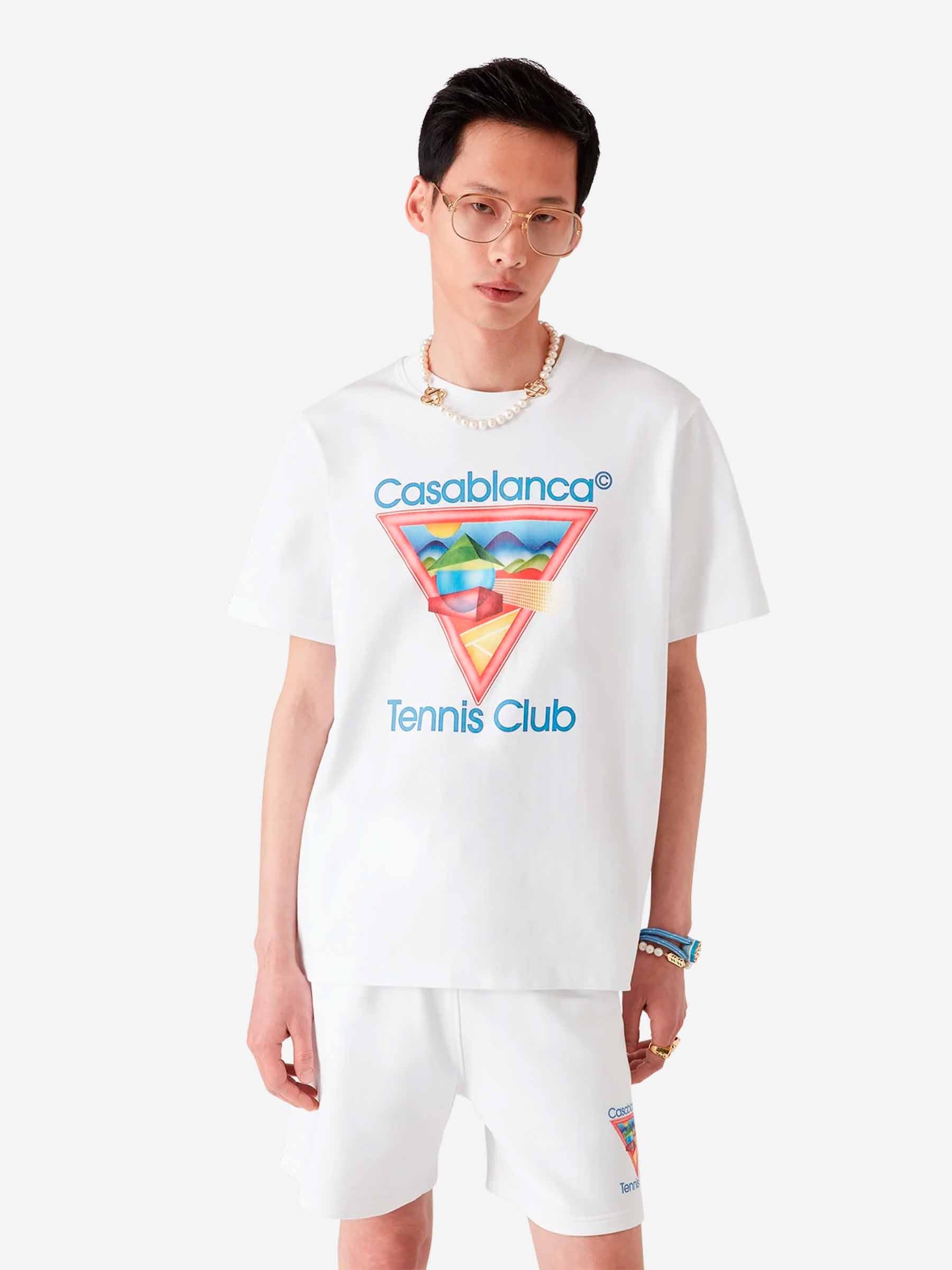 Outlet online Casablanca Hombre Camiseta Cuello Redondo color Blanco sku 553-004532 01 - Foto 2