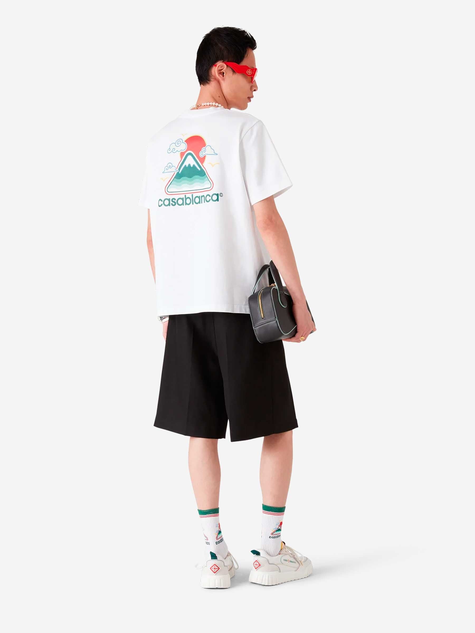 Outlet online Casablanca Hombre Camiseta Cuello Redondo color Blanco sku 553-004536 01 - Foto 4