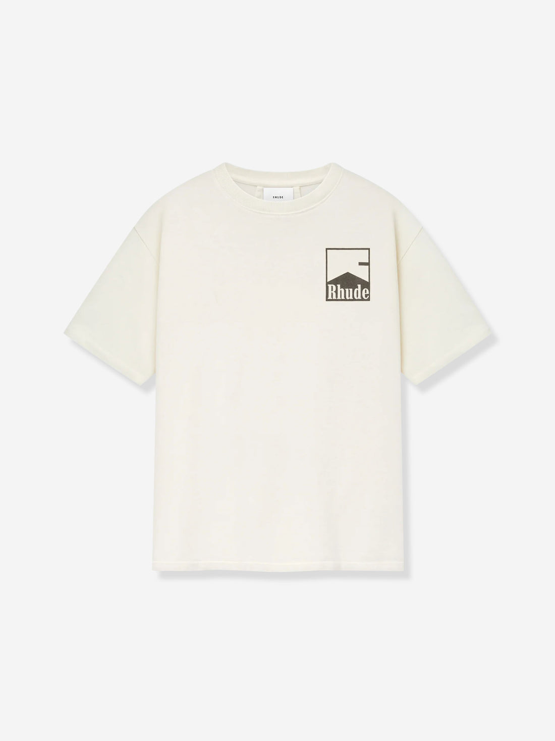 Rhude Hombre Barcelona Camiseta Chevron color Marfil sku 553-004537 01 - Foto 1