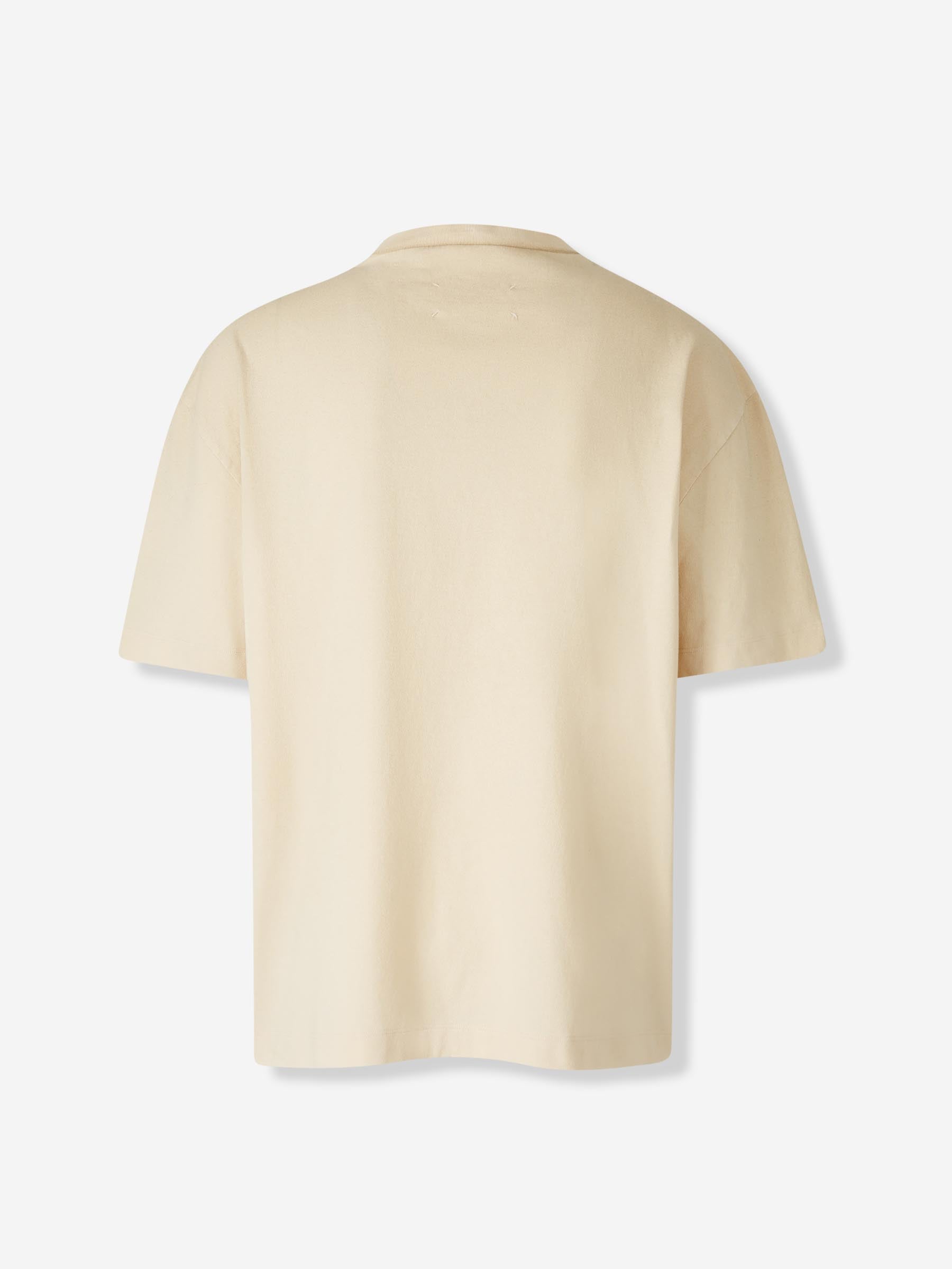 Outlet online Maison Margiela Hombre Camiseta Cuello Redondo color Crema sku 553-004539 01 - Foto 2