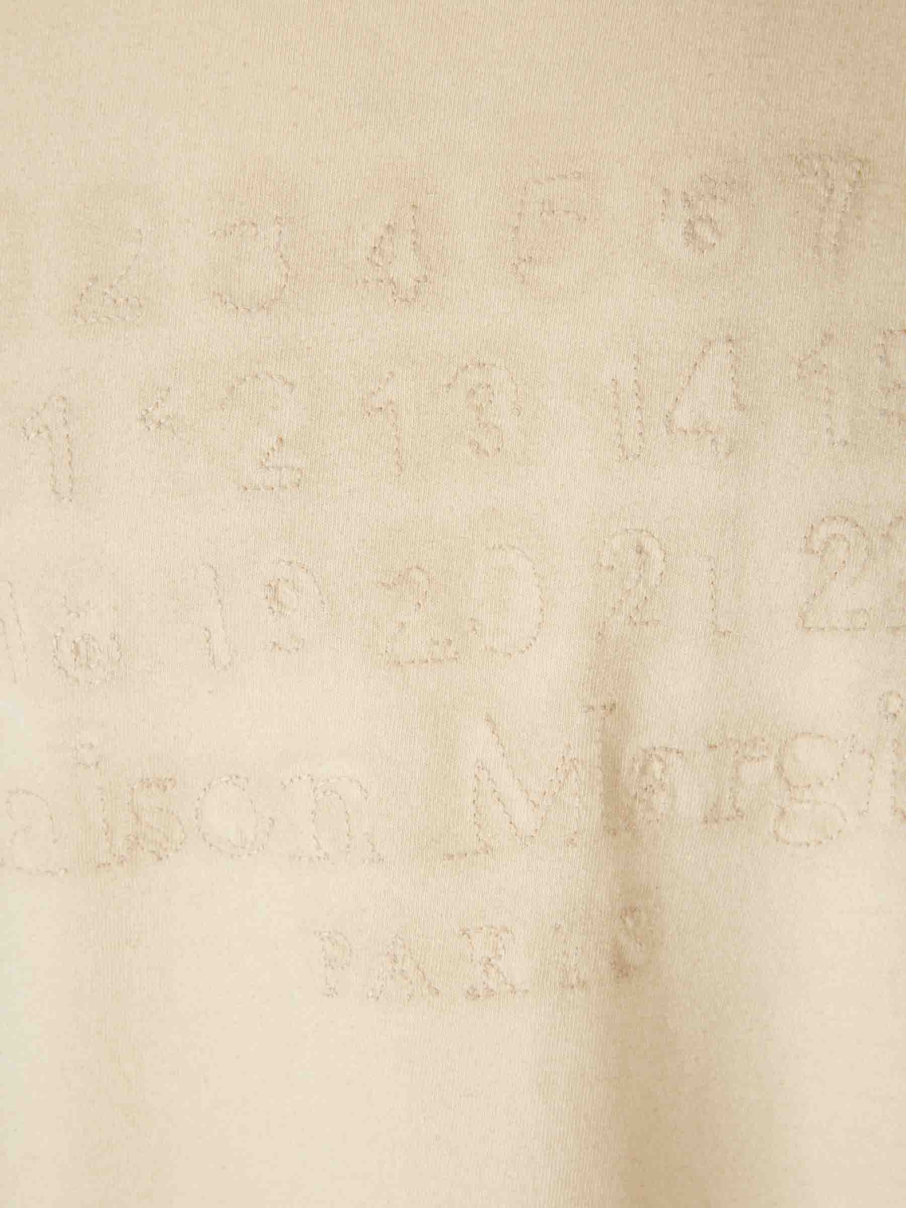 Outlet online Maison Margiela Hombre Camiseta Cuello Redondo color Crema sku 553-004539 01 - Foto 4