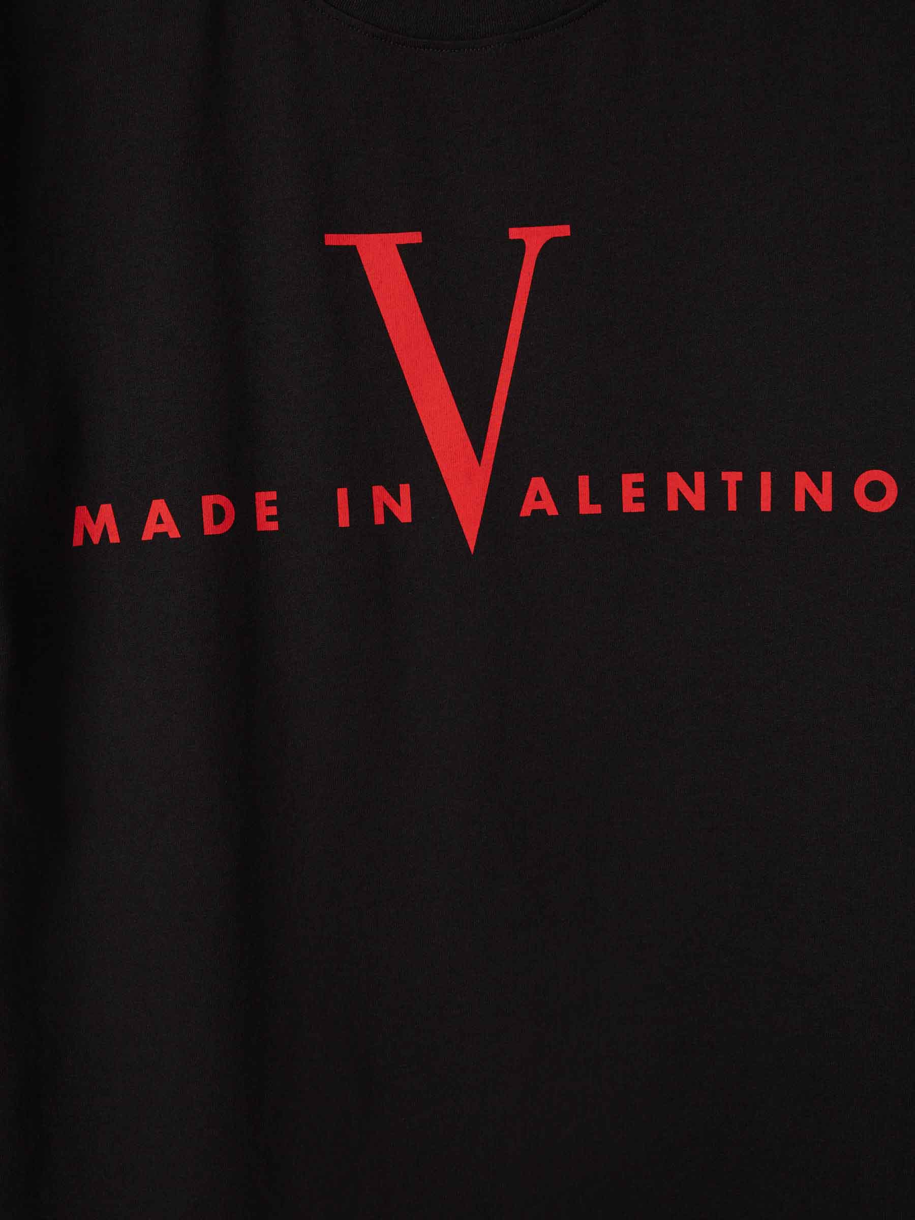 Outlet online Valentino Hombre Camiseta Cuello Redondo color Negro sku 553-004568 01 - Foto 4