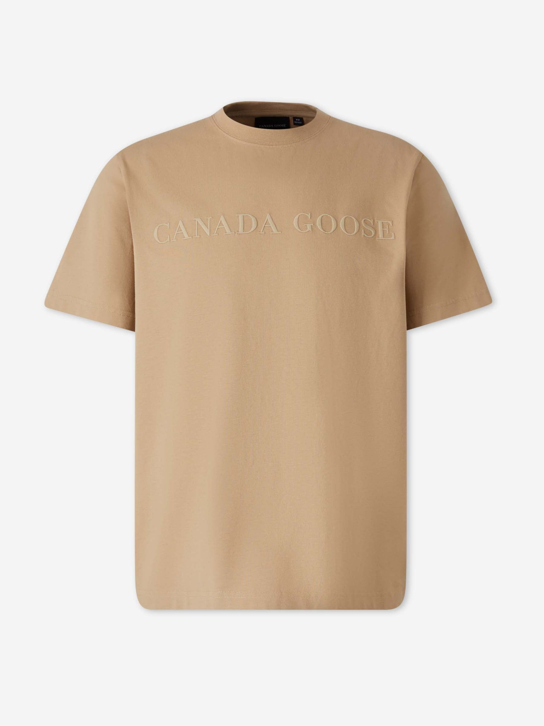 Outlet online Canada Goose Hombre Camiseta Cuello Redondo color Camel sku 553-004596 01 - Foto 1