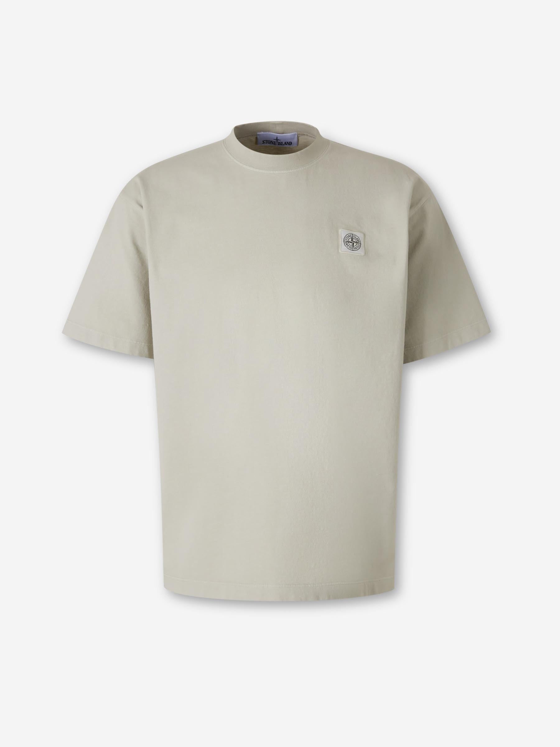 Outlet online Stone Island Hombre Camiseta Cuello Redondo color Gris Claro sku 553-004603 02 - Foto 1