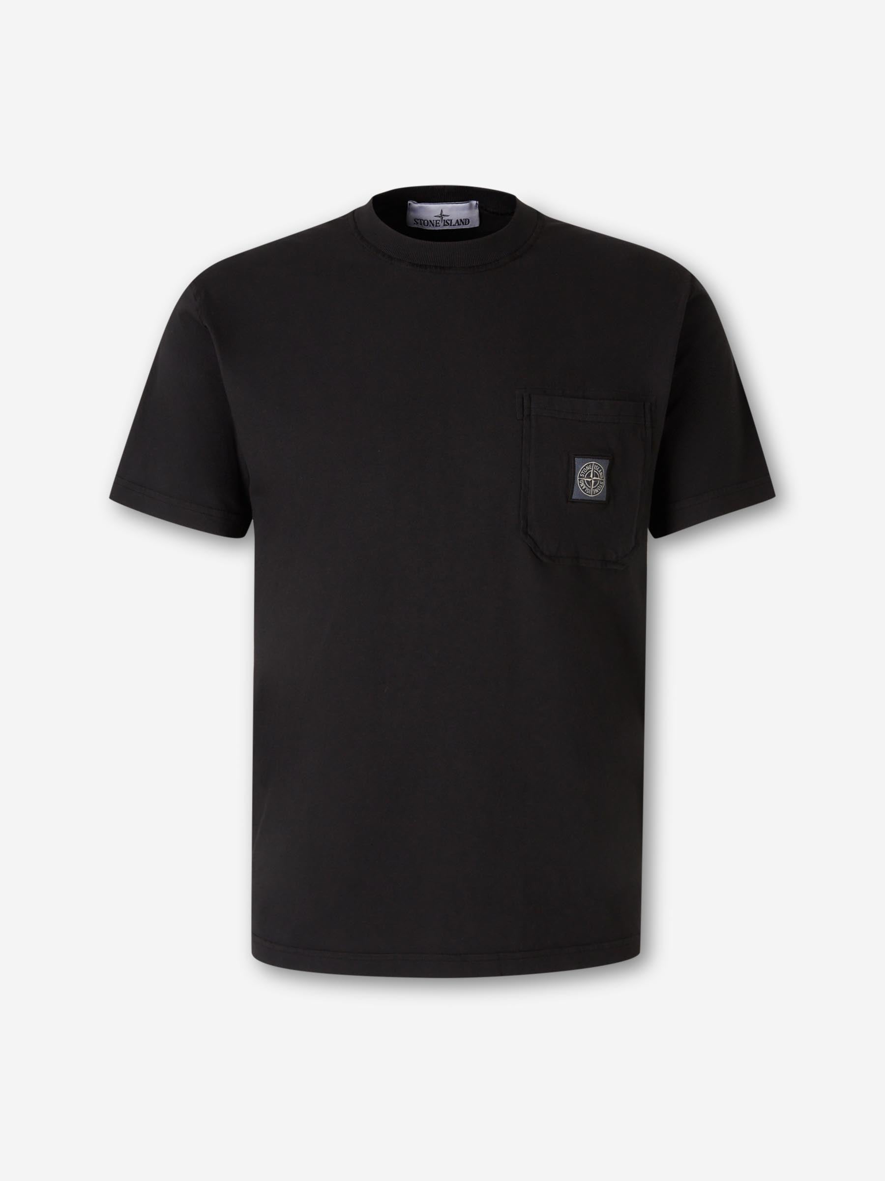 Outlet online Stone Island Hombre Camiseta Cuello Redondo color Negro sku 553-004606 02 - Foto 1