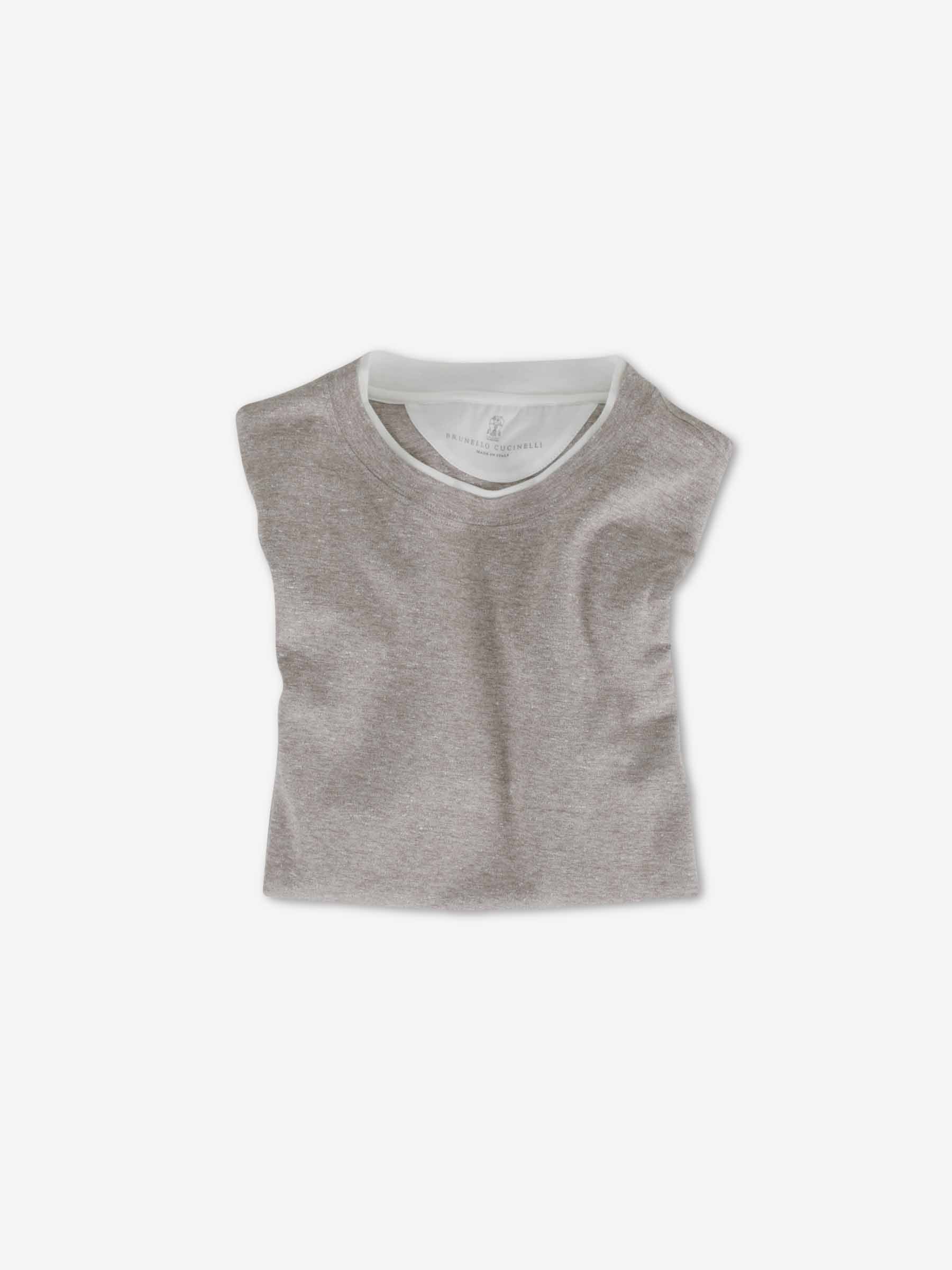 Brunello Cucinelli Hombre Barcelona Camiseta Cuello Redondo color Taupe sku 553-004661 02 - Foto 4