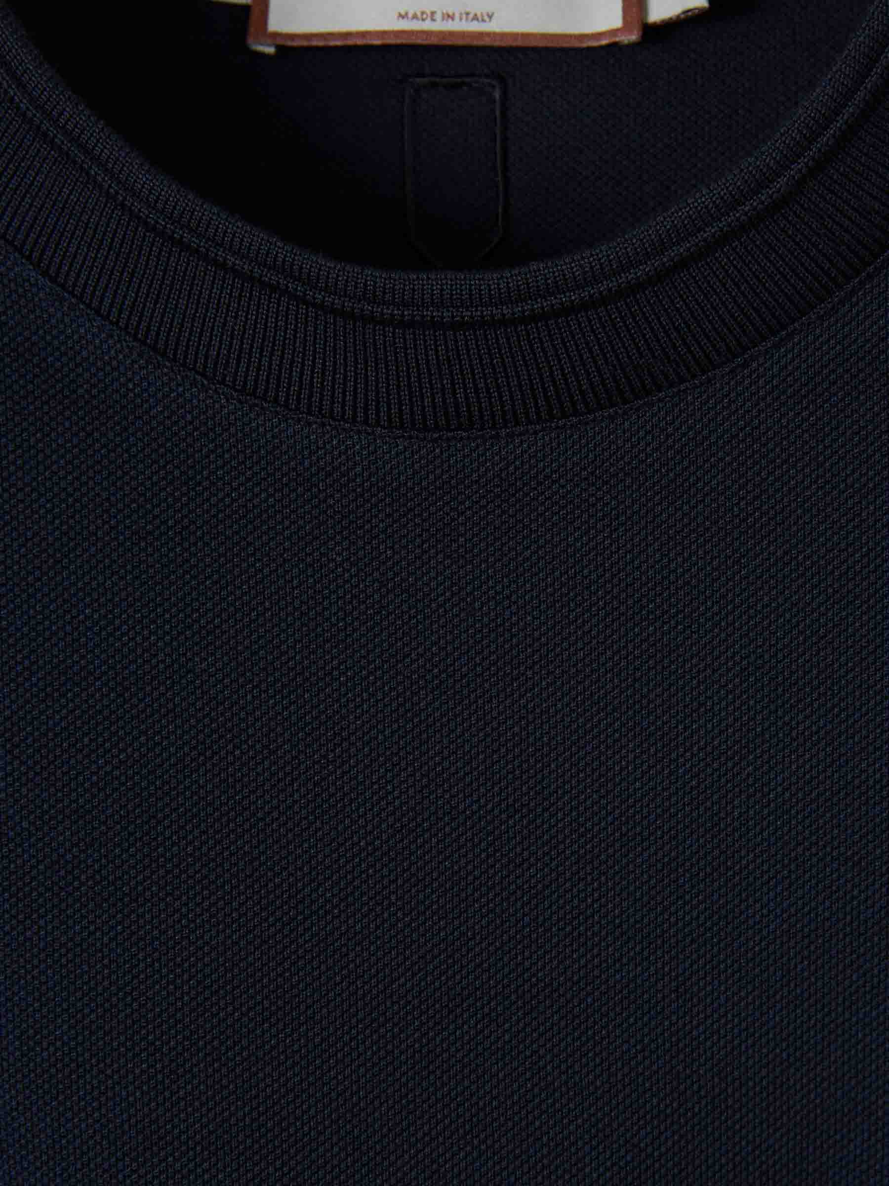 Outlet online Canali Hombre Camiseta Cuello Redondo color Azul Noche sku 553-004697 03 - Foto 3