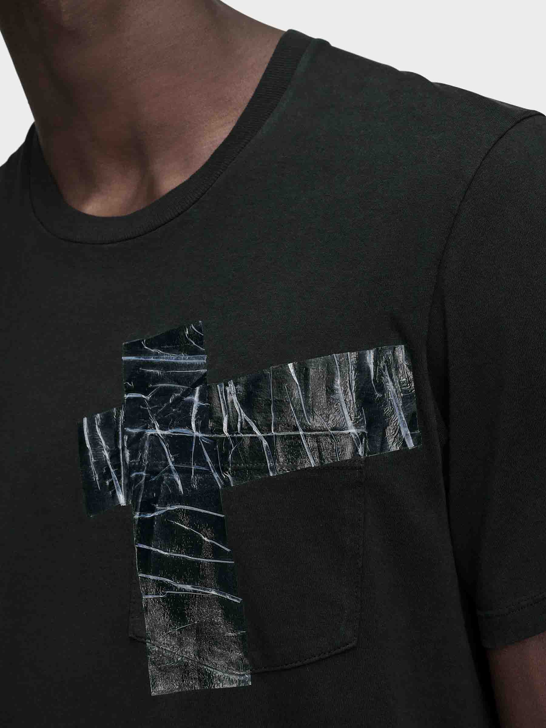 Outlet online Maison Margiela Hombre Camiseta Cuello Redondo color Negro sku 553-004716 01 - Foto 4