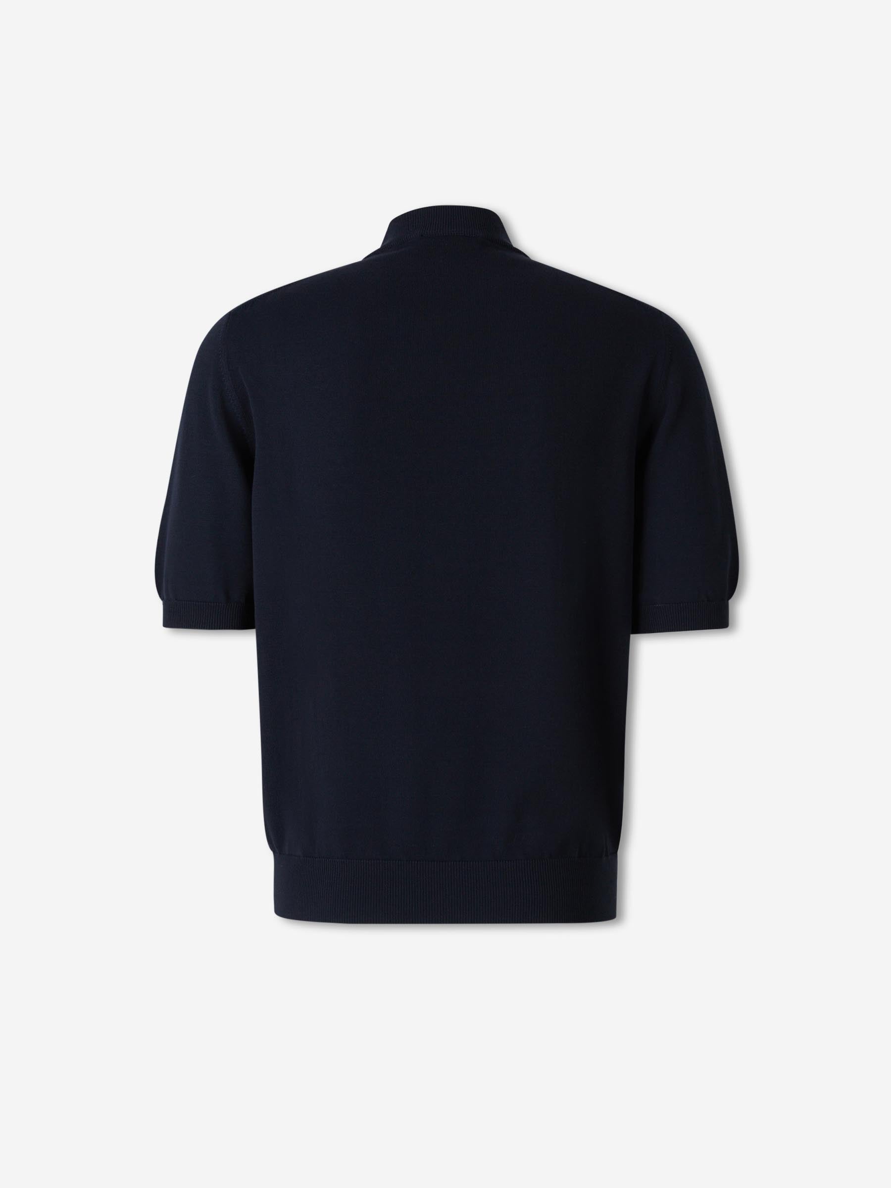 Zanone Hombre Barcelona Camiseta Cuello Redondo color Azul Marino sku 553-004761 03 - Foto 2