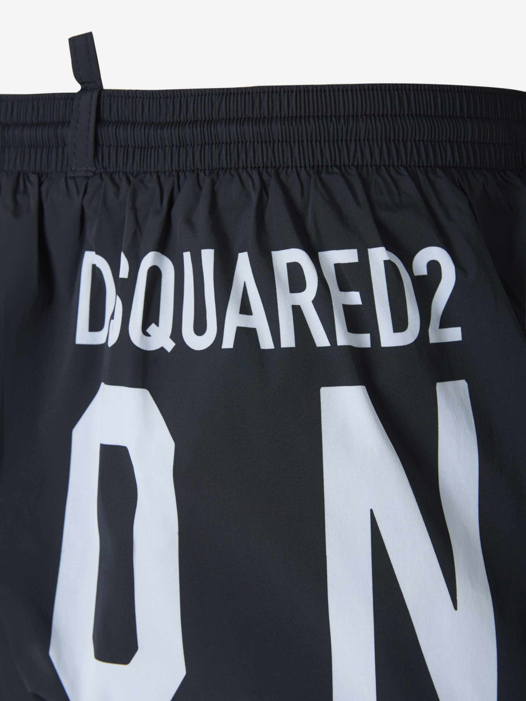Outlet online Dsquared2 Hombre Bañador Logo color Verde Oscuro sku 561-001084 04 - Foto 11