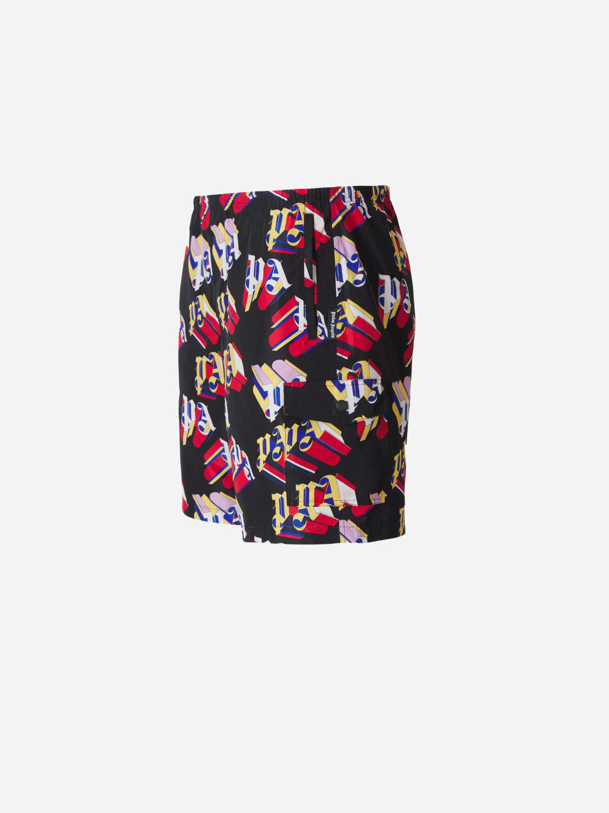 Outlet online Palm Angels Hombre Bañador 3D Logo color Negro sku 561-001149 02 - Foto 1
