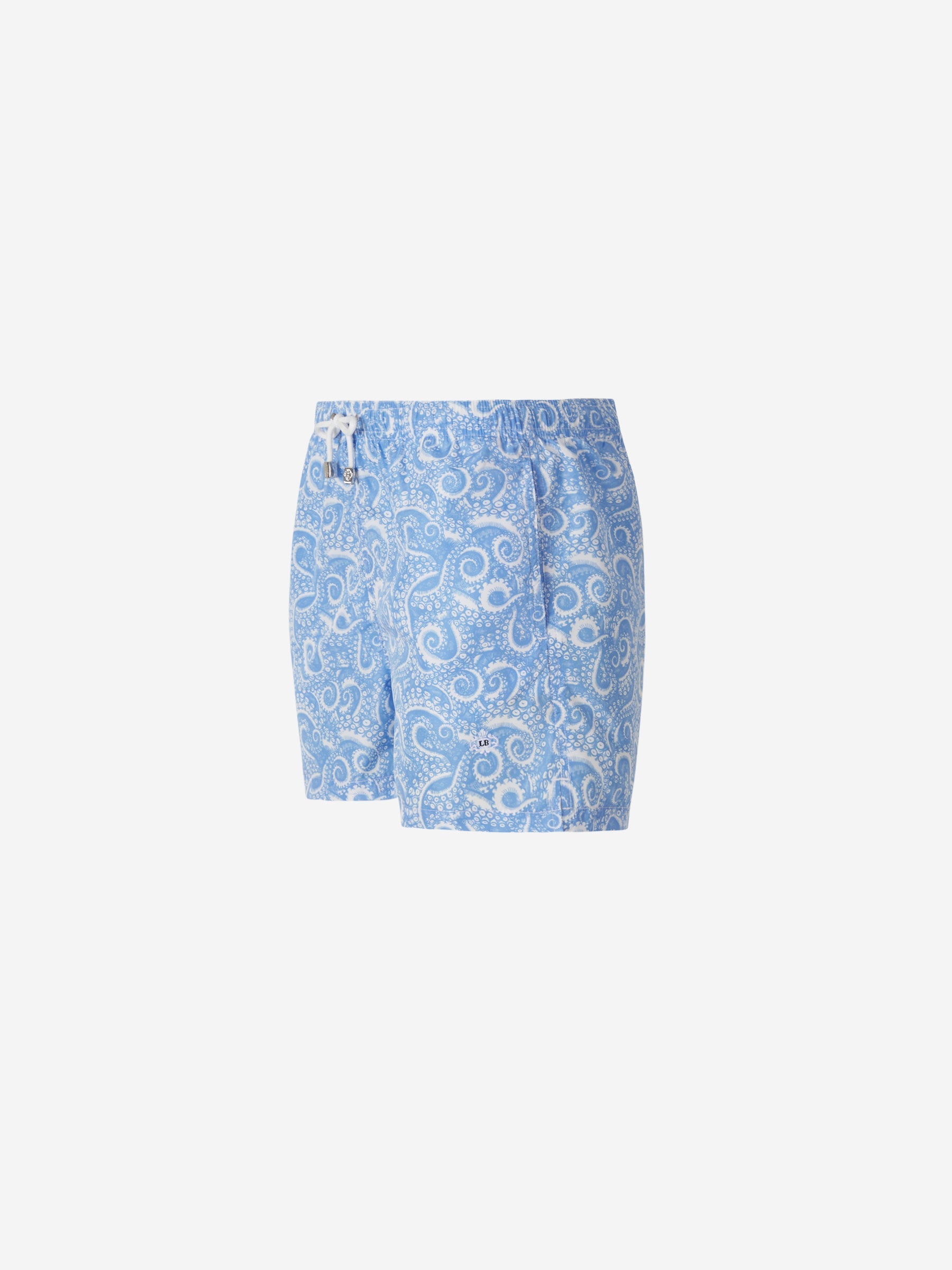 Outlet online Borrelli Hombre Bañador Motivo Paisley color Azul Noche sku 561-001187 03 - Foto 3