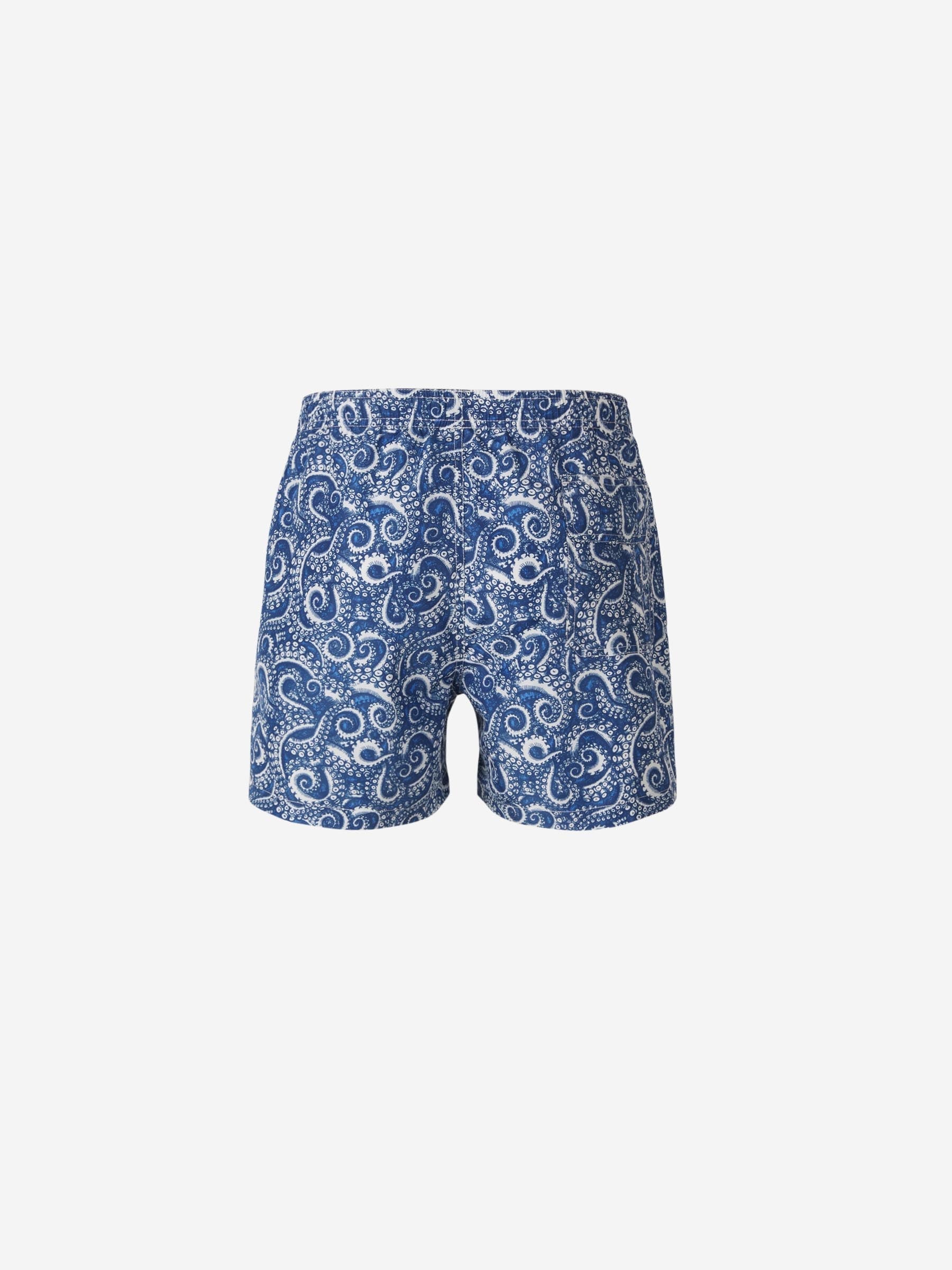 Outlet online Borrelli Hombre Bañador Motivo Paisley color Azul Noche sku 561-001187 03 - Foto 14