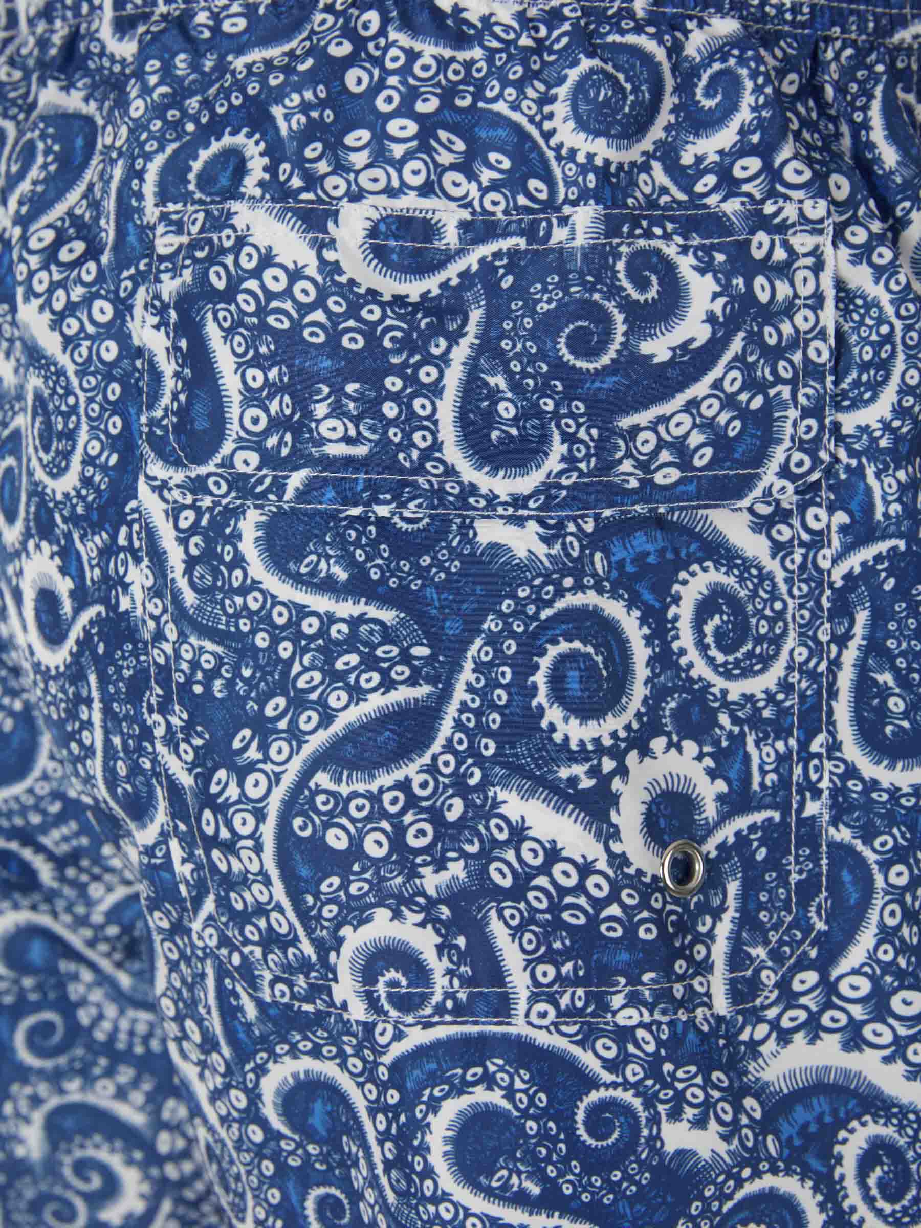 Outlet online Borrelli Hombre Bañador Motivo Paisley color Azul Noche sku 561-001187 03 - Foto 18