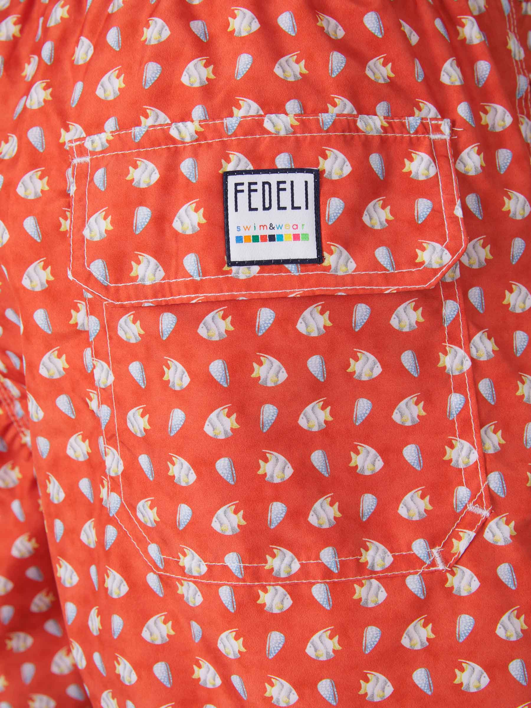 Outlet online Fedeli Hombre Bañador Madeira color Rojo sku 561-001191 01 - Foto 3
